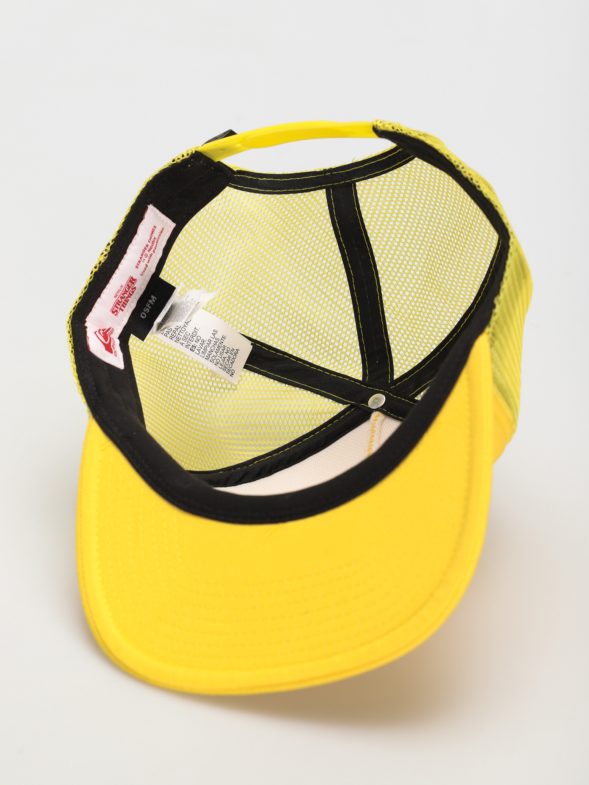 Quiksilver X Stranger Things Surfer Boy Trucker Baseball sapka (lemon zest)