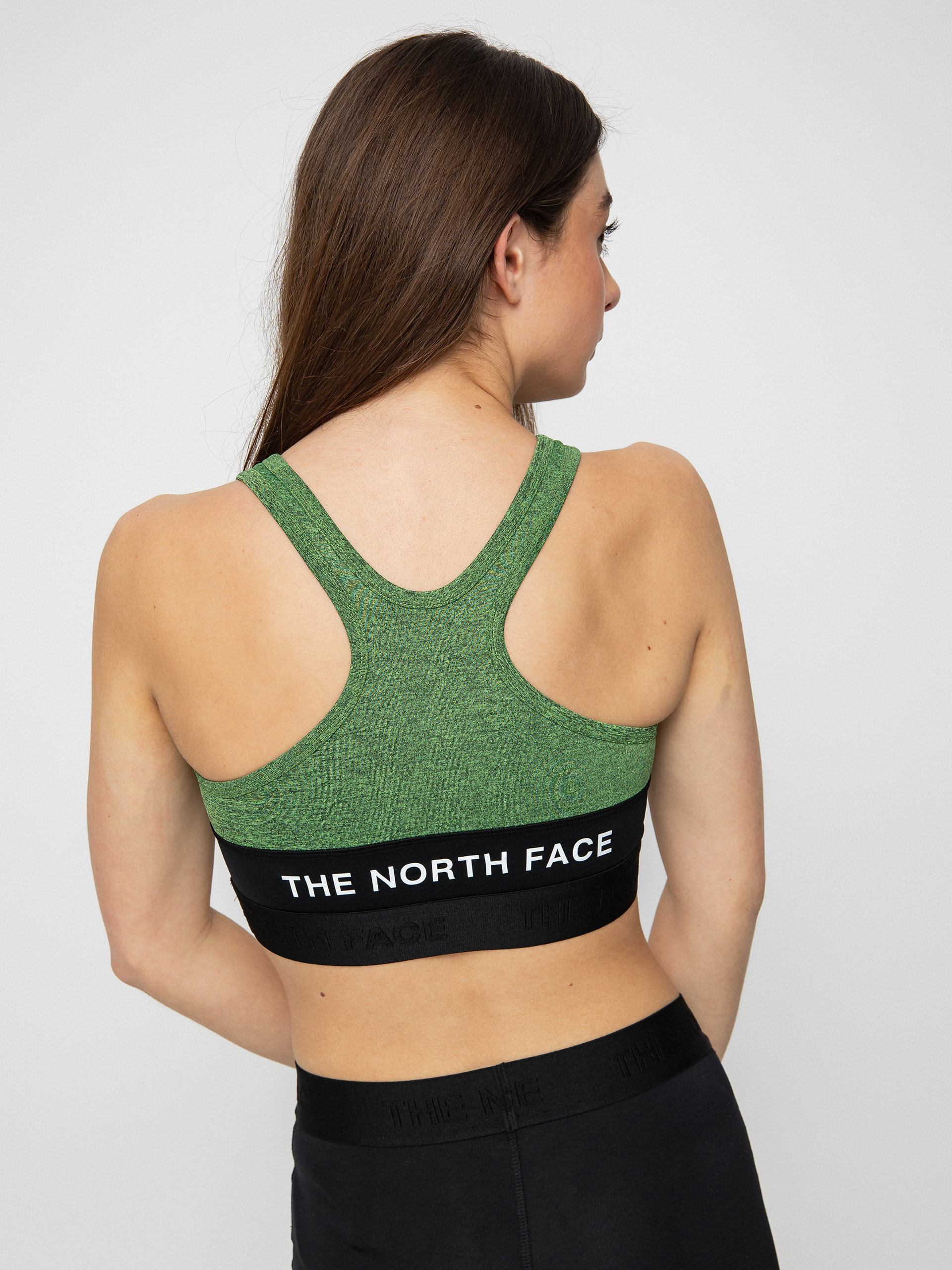 The North Face Stanik sportowy Ma Bra Alsónemű Wmn (shrpgrnblkhthr/tnfblkhthr)
