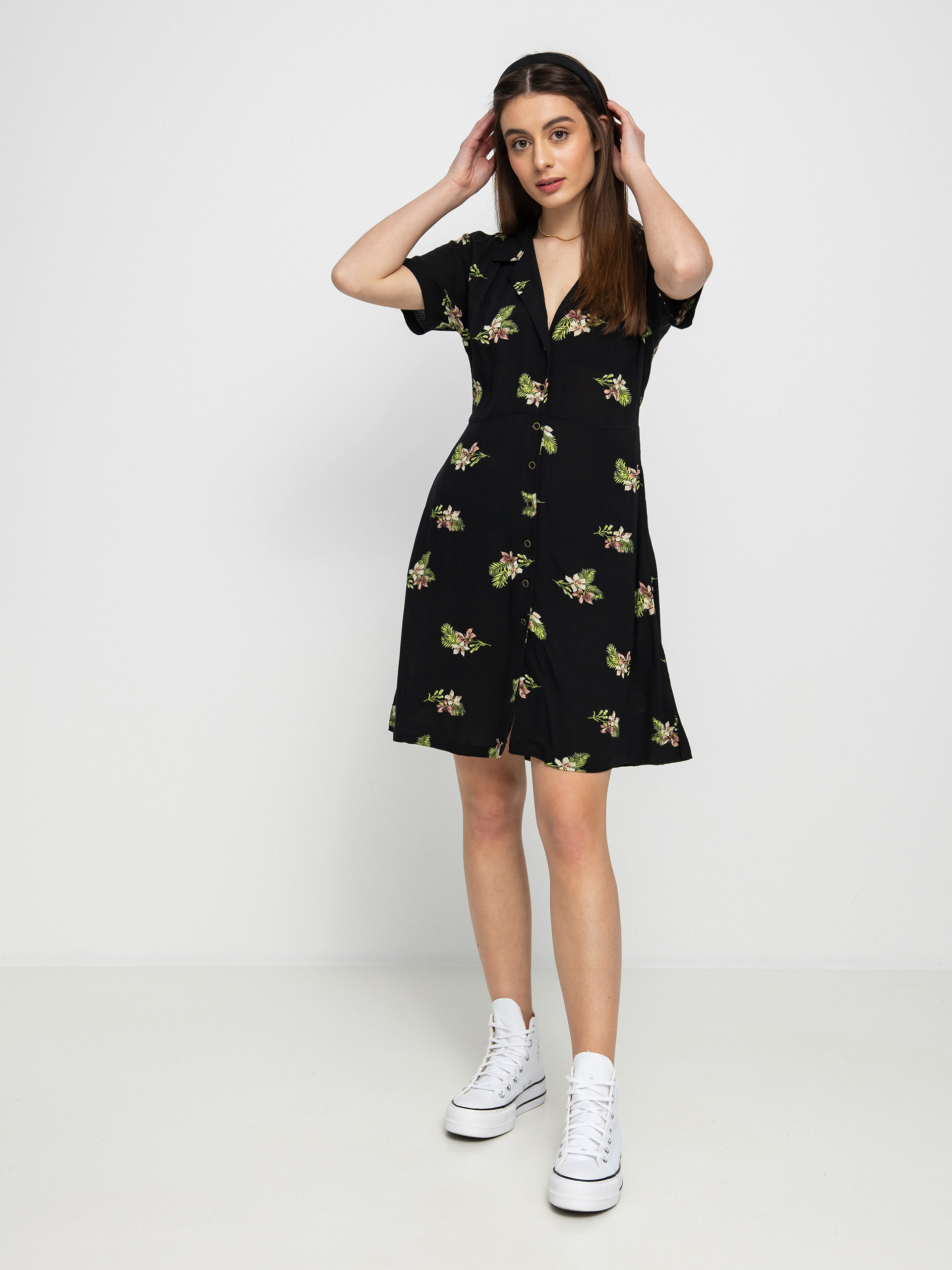 Volcom Stormy Tropix Ruha Wmn (black)