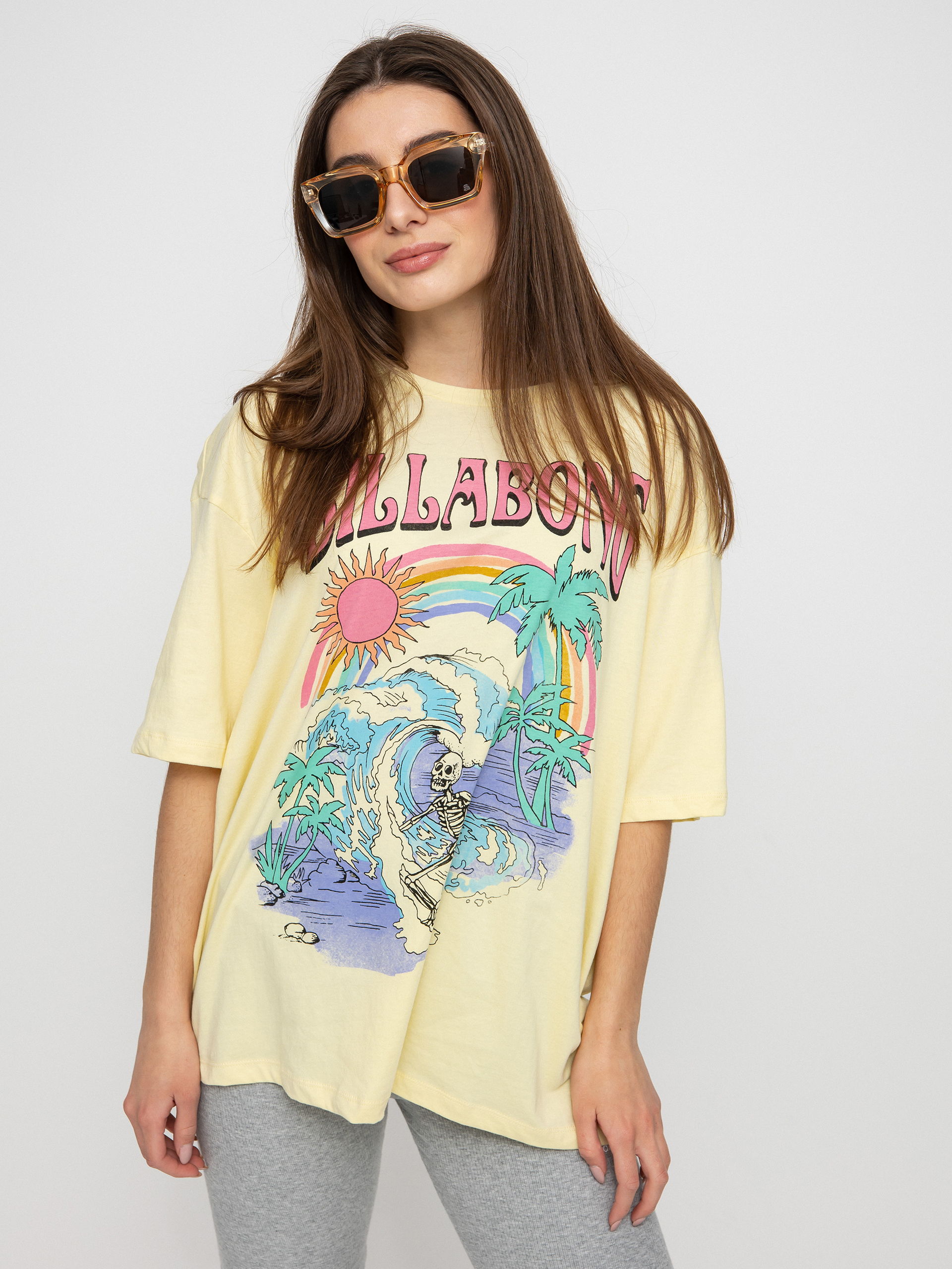 Billabong Over The Rainbow Póló Wmn (lemon drop)