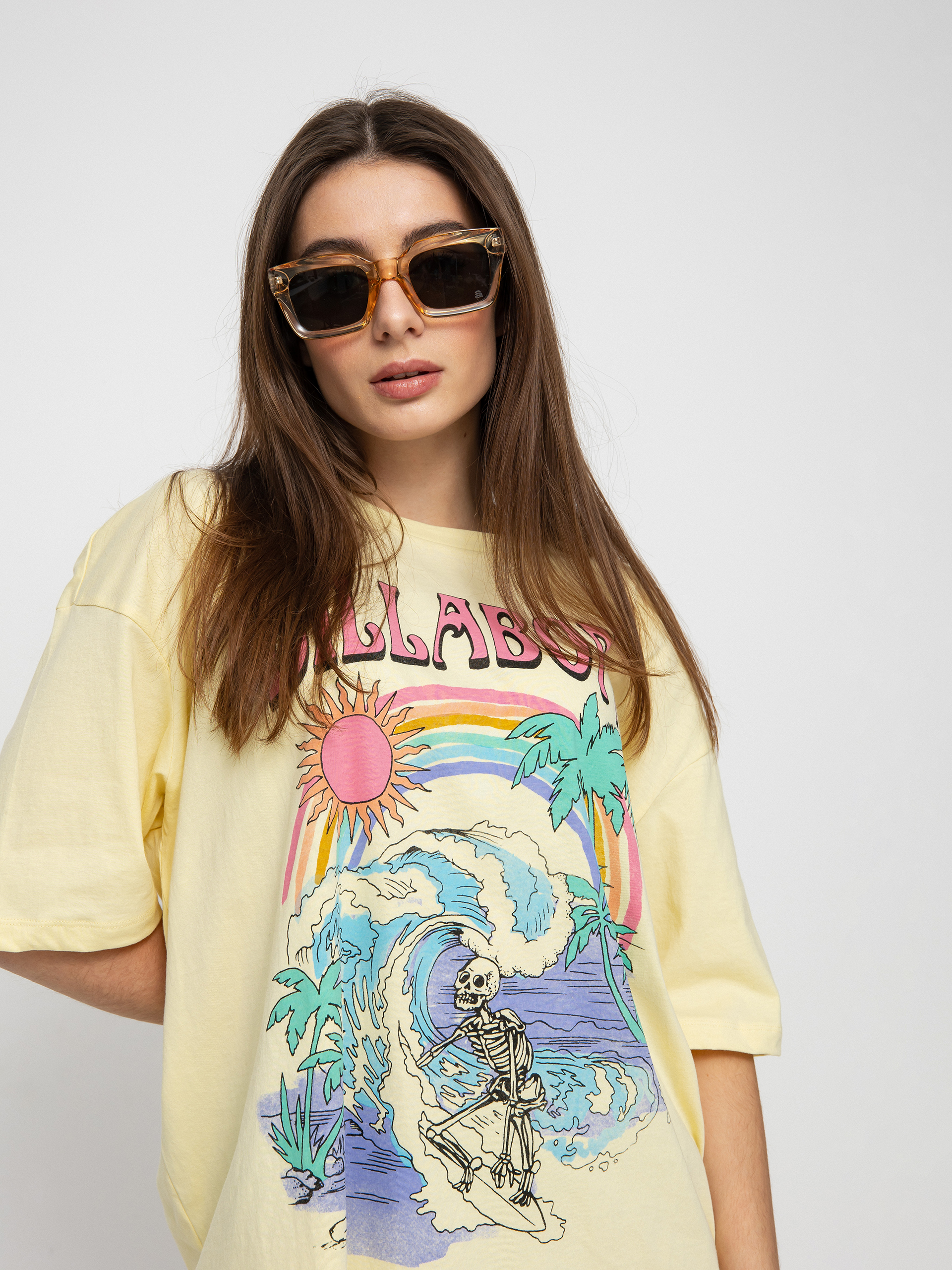 Billabong Over The Rainbow Póló Wmn (lemon drop)