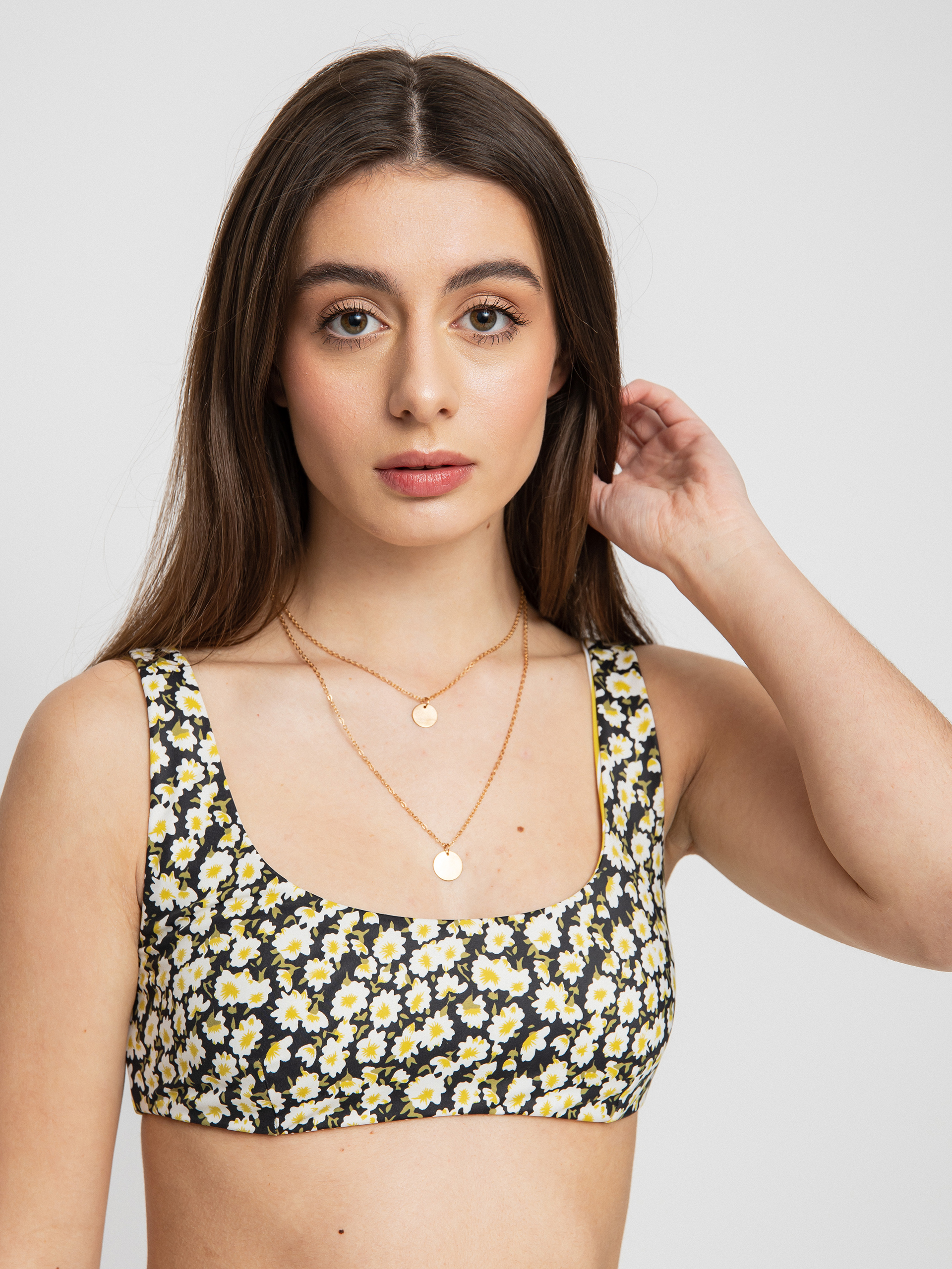 RVCA June Bloom Scoop Bra Fürdőruha Wmn (rvca black)