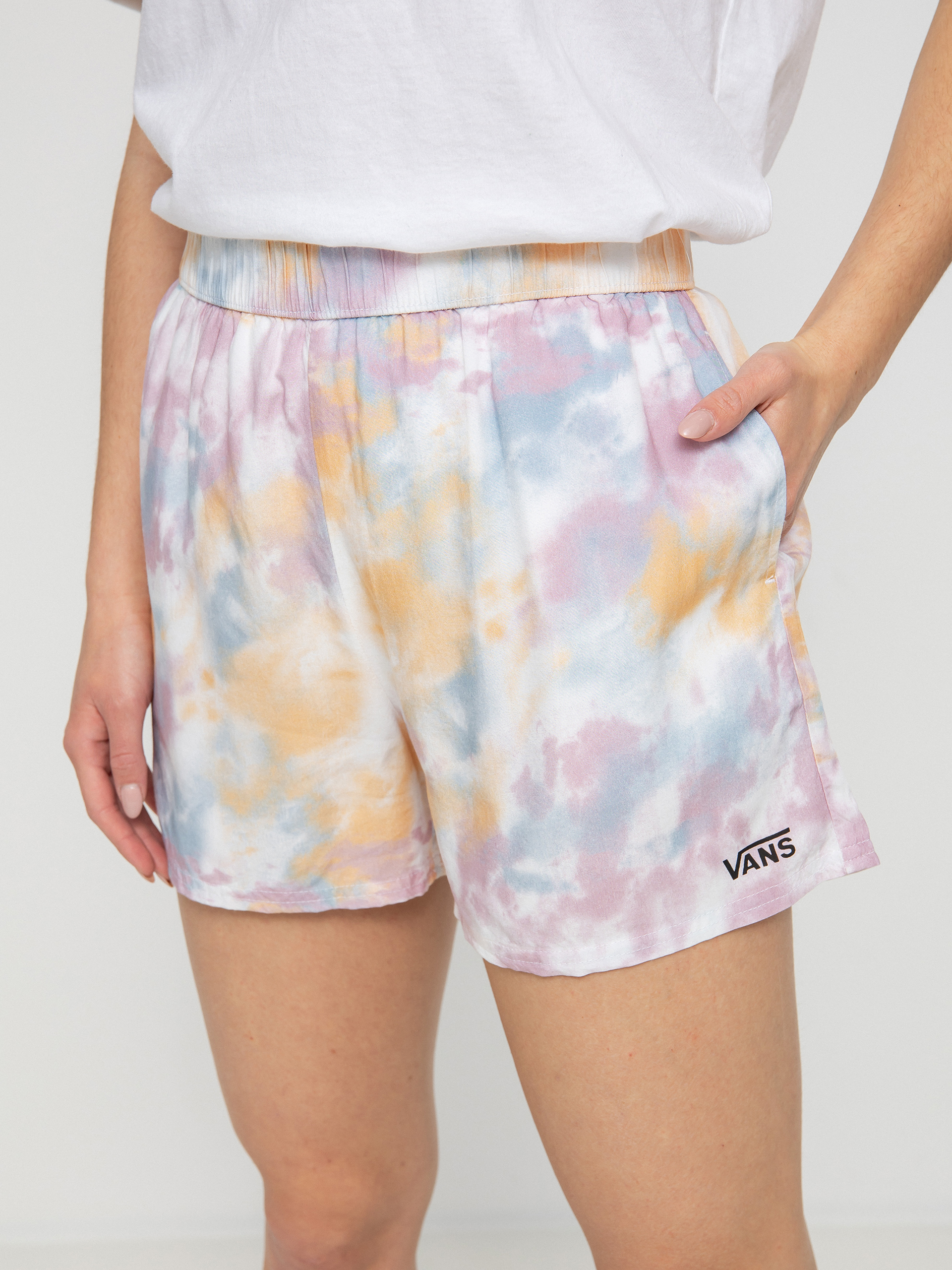 Vans Mascy Daze Tri Dye Woven Short Rövidnadrág Wmn (cradle pink)