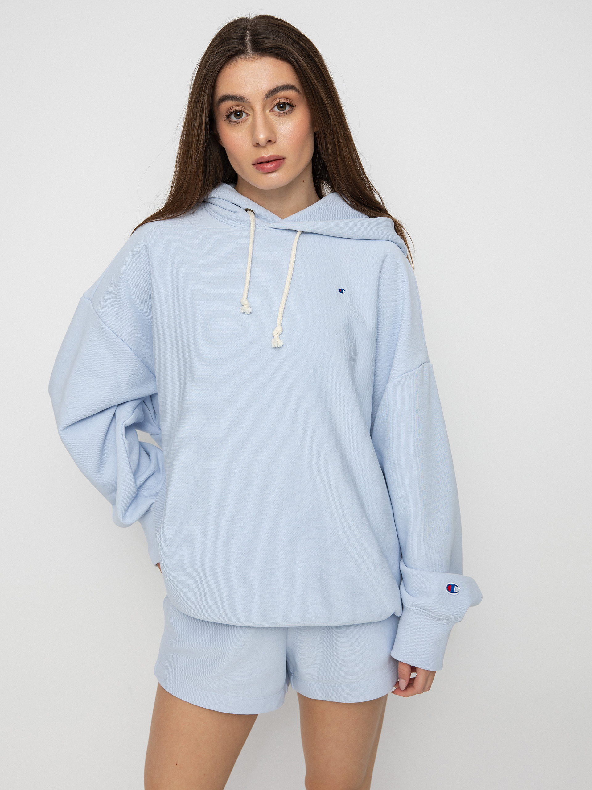 Champion Hooded Sweatshirt 115152 HD Kapucnis pulóver Wmn (cod)