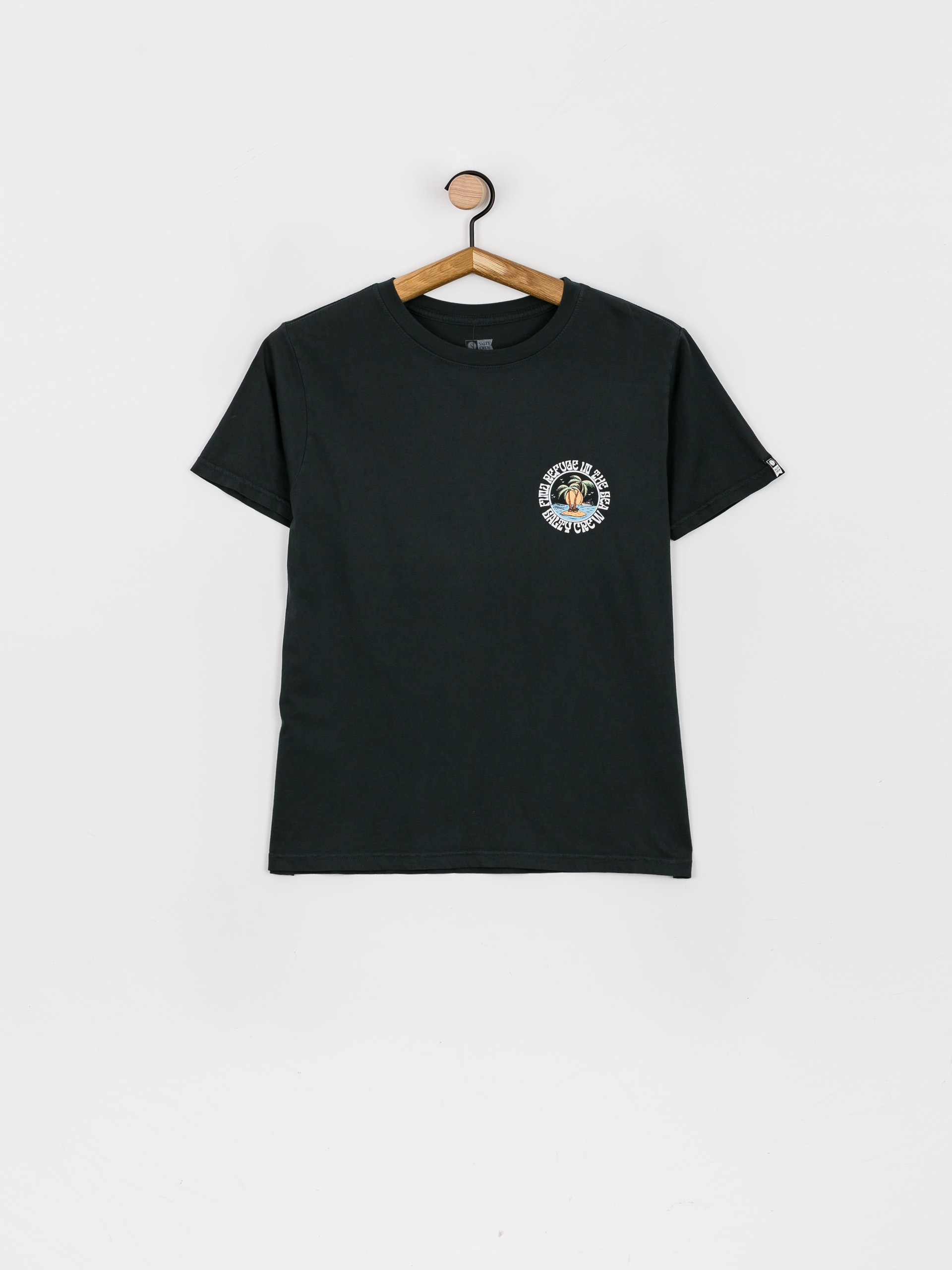 Salty Crew Dos Palms Boyfriend póló Wmn (vintage black)