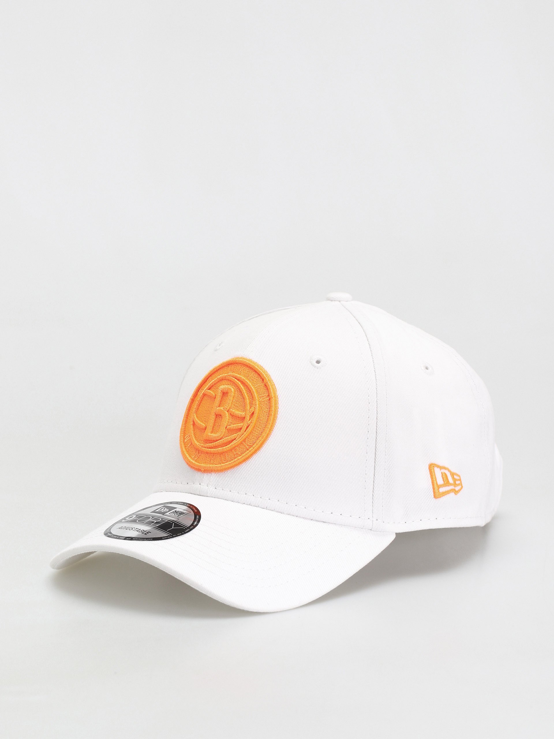 New Era Brooklyn Nets 9 Forty Baseball sapka (white/orange)