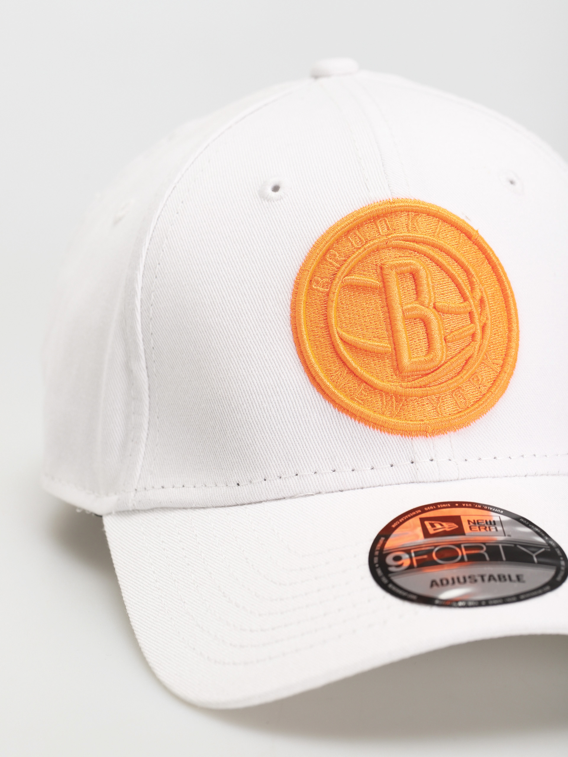 New Era Brooklyn Nets 9 Forty Baseball sapka (white/orange)