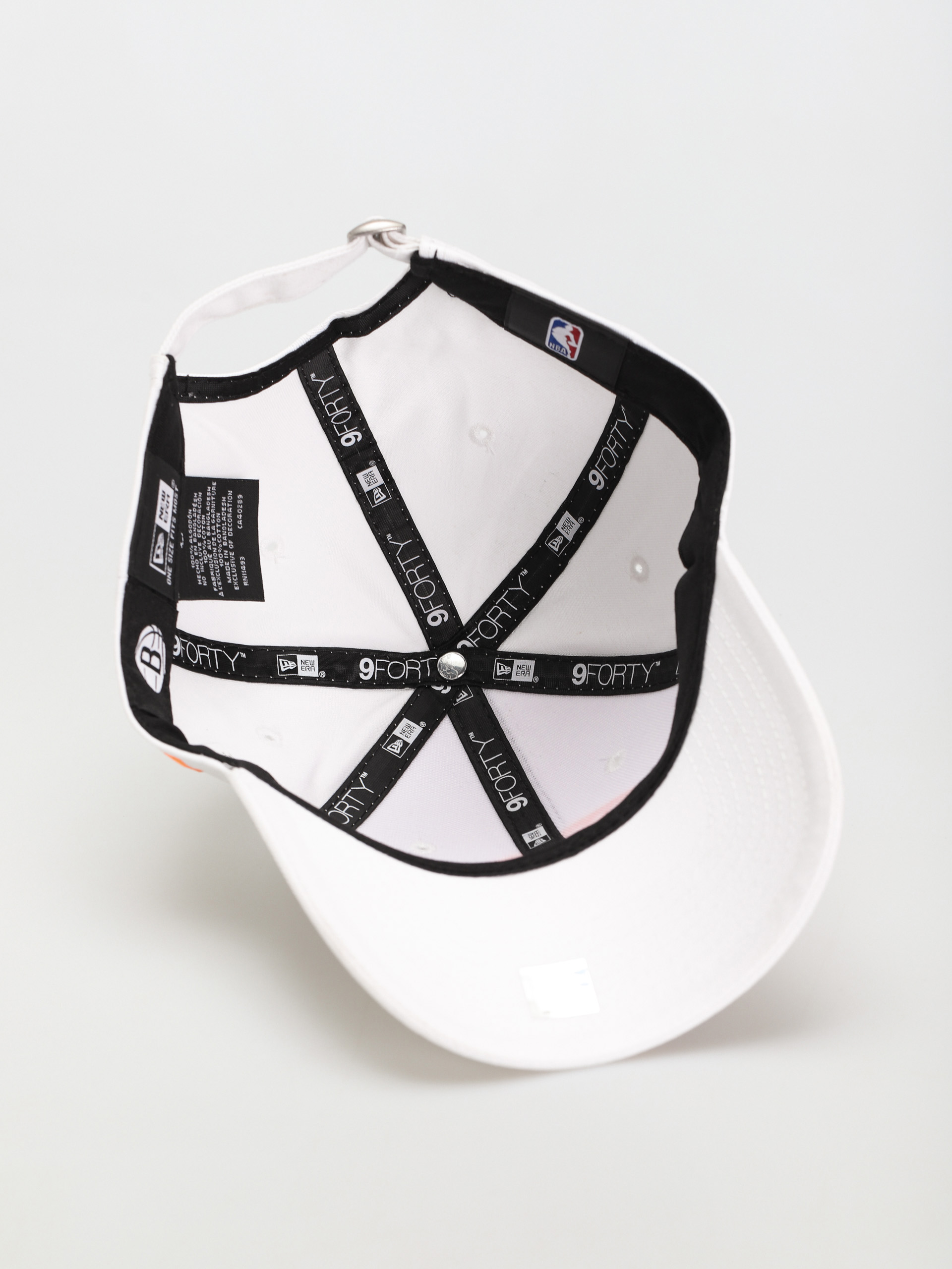 New Era Brooklyn Nets 9 Forty Baseball sapka (white/orange)