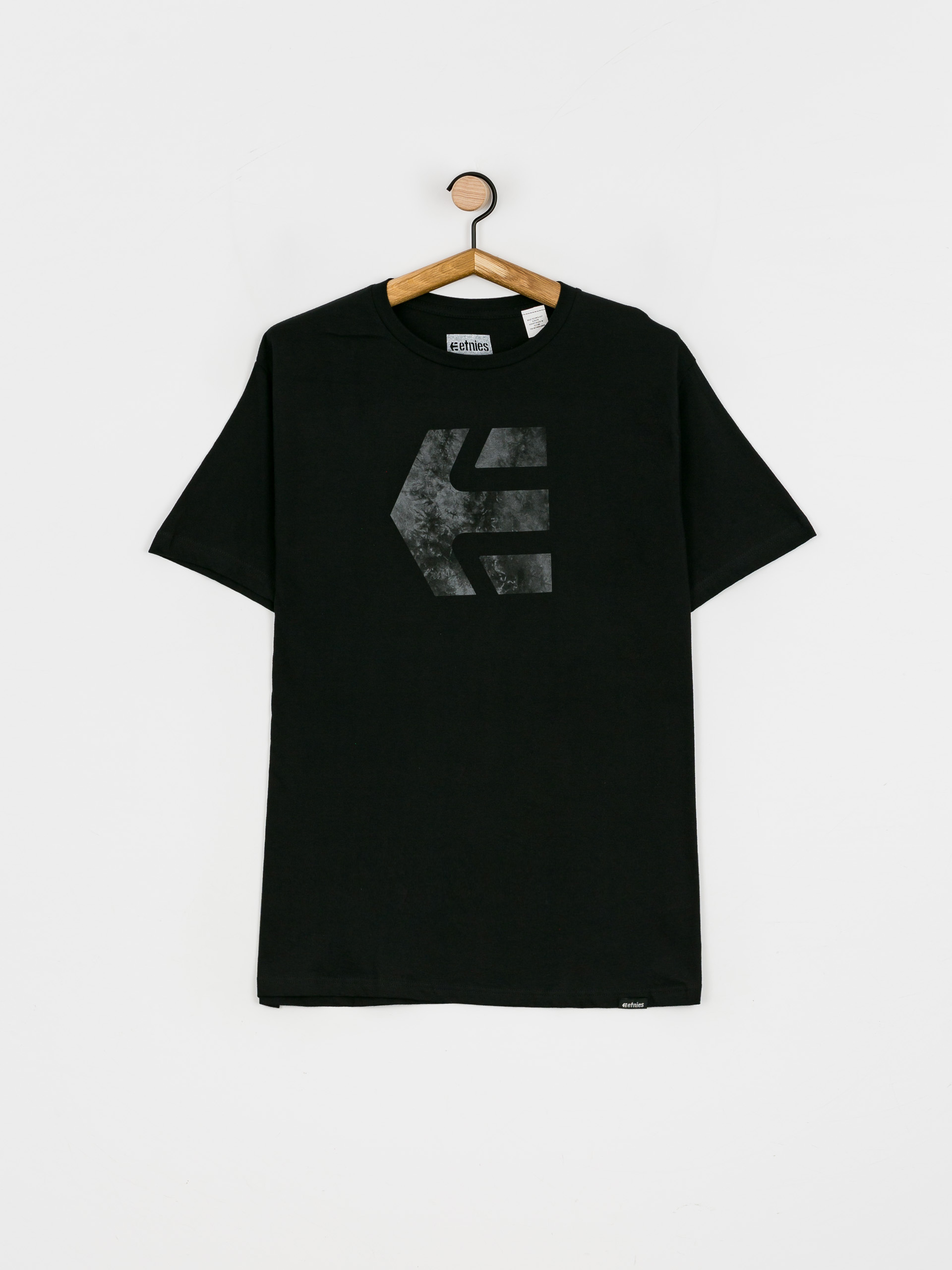 Etnies Icon Print póló (black wash)