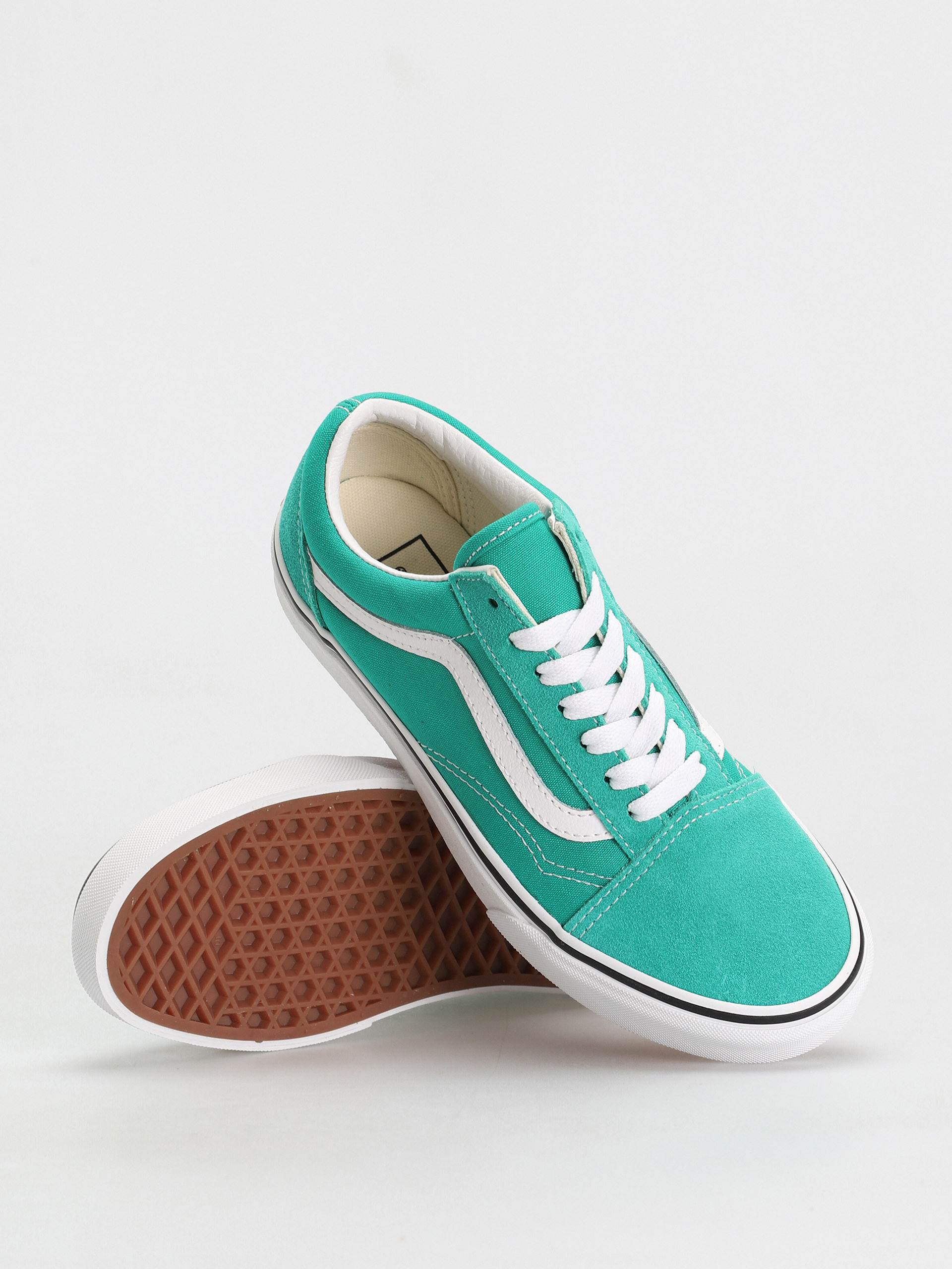Vans Old Skool Cipők (pepper green/true white)