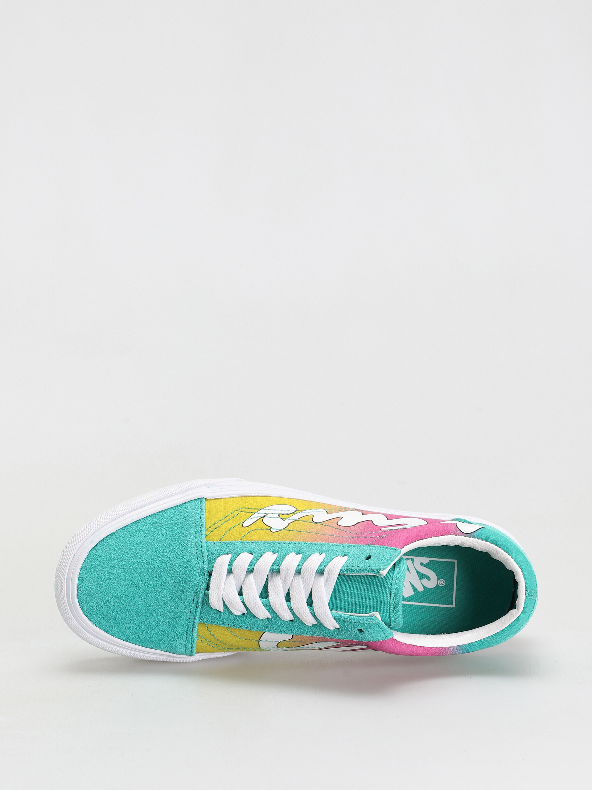 Vans Old Skool Platform Cipők (spring fade/atlantis/true white)