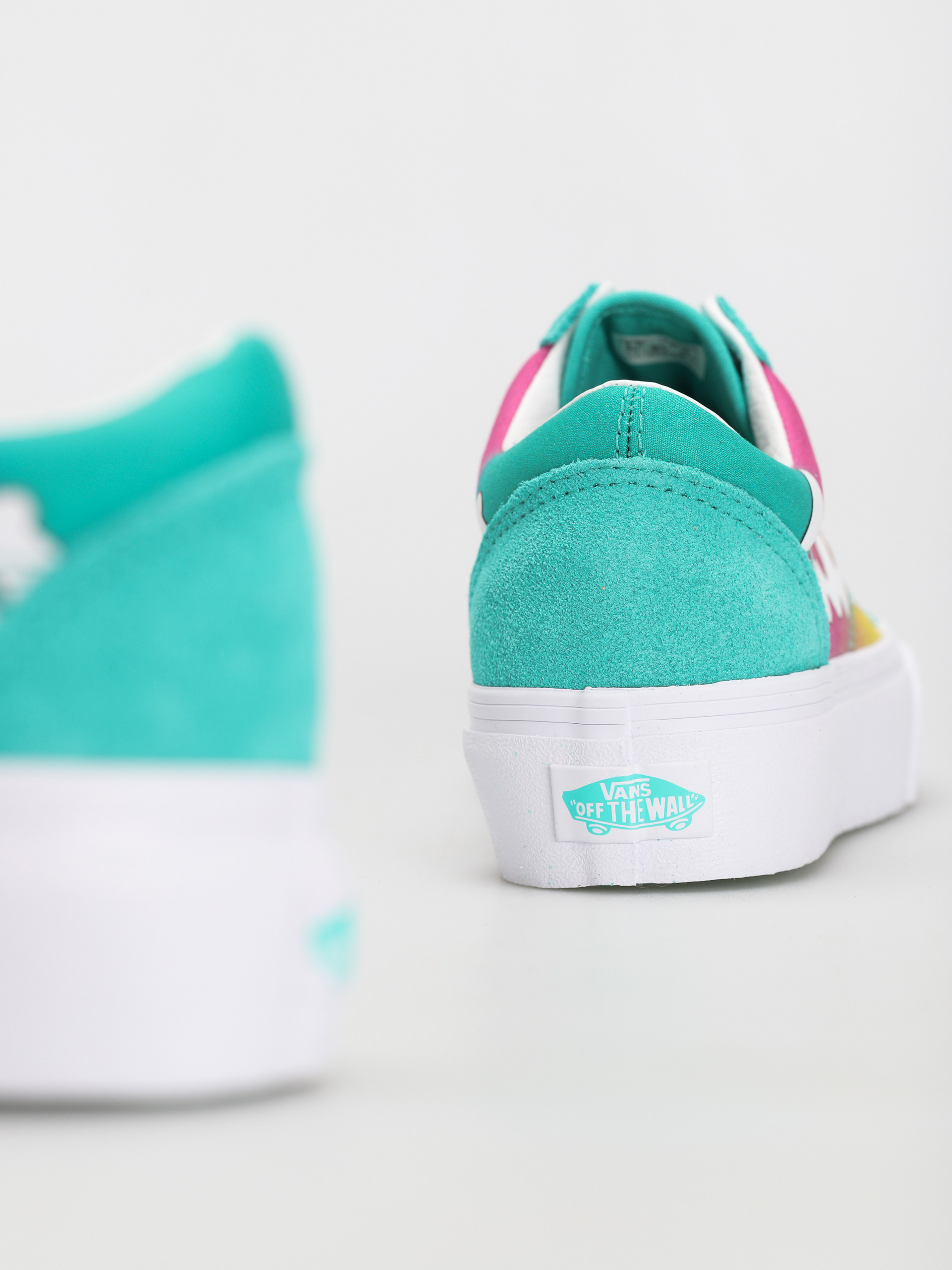 Vans Old Skool Platform Cipők (spring fade/atlantis/true white)