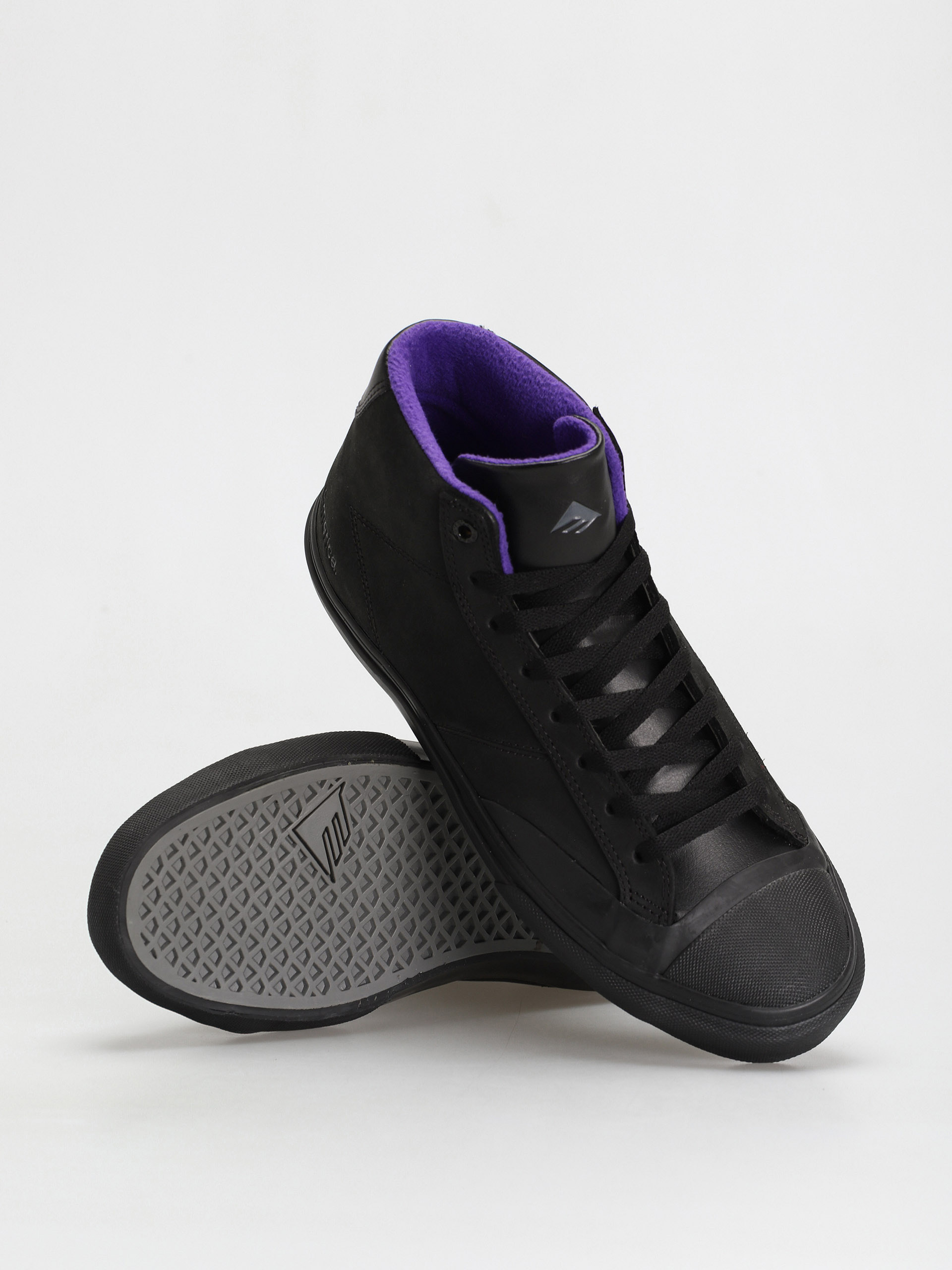 Emerica Omen Hi Cipők (black/black)