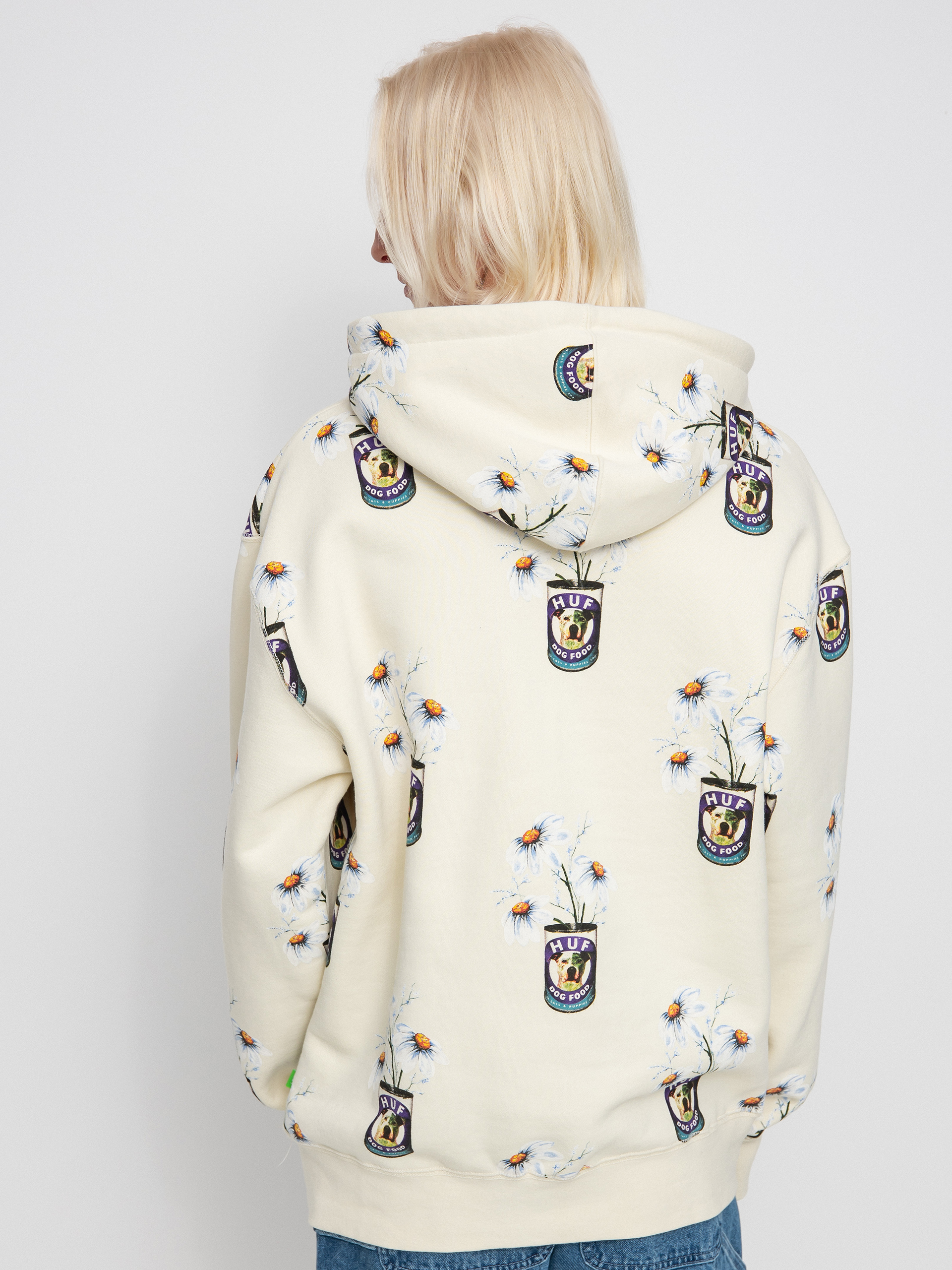 HUF Canned HD Kapucnis pulóver (off white)