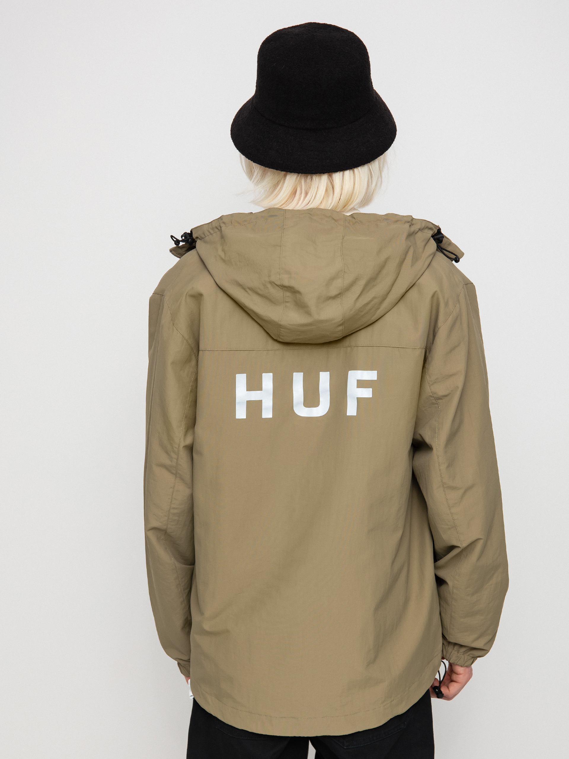 HUF Essentials Zip Standard Shell Dzseki (khaki)