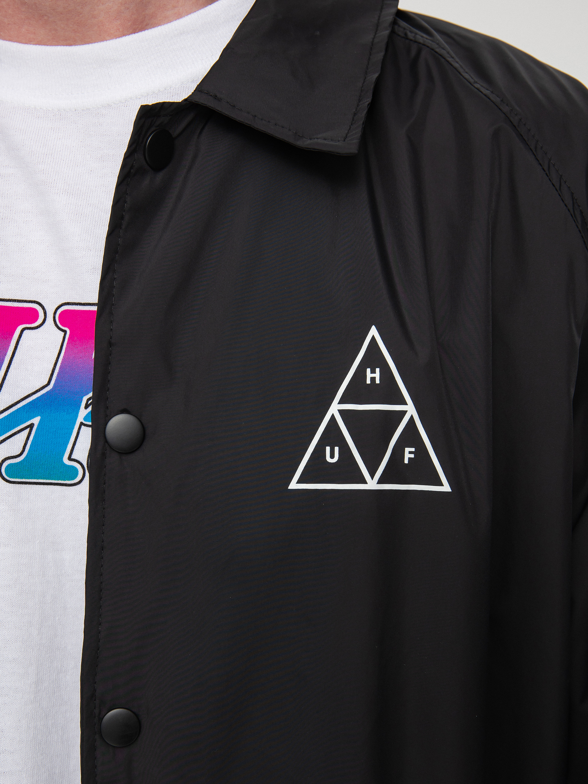 HUF Essentials Triple Triangle Coaches Dzseki (black)