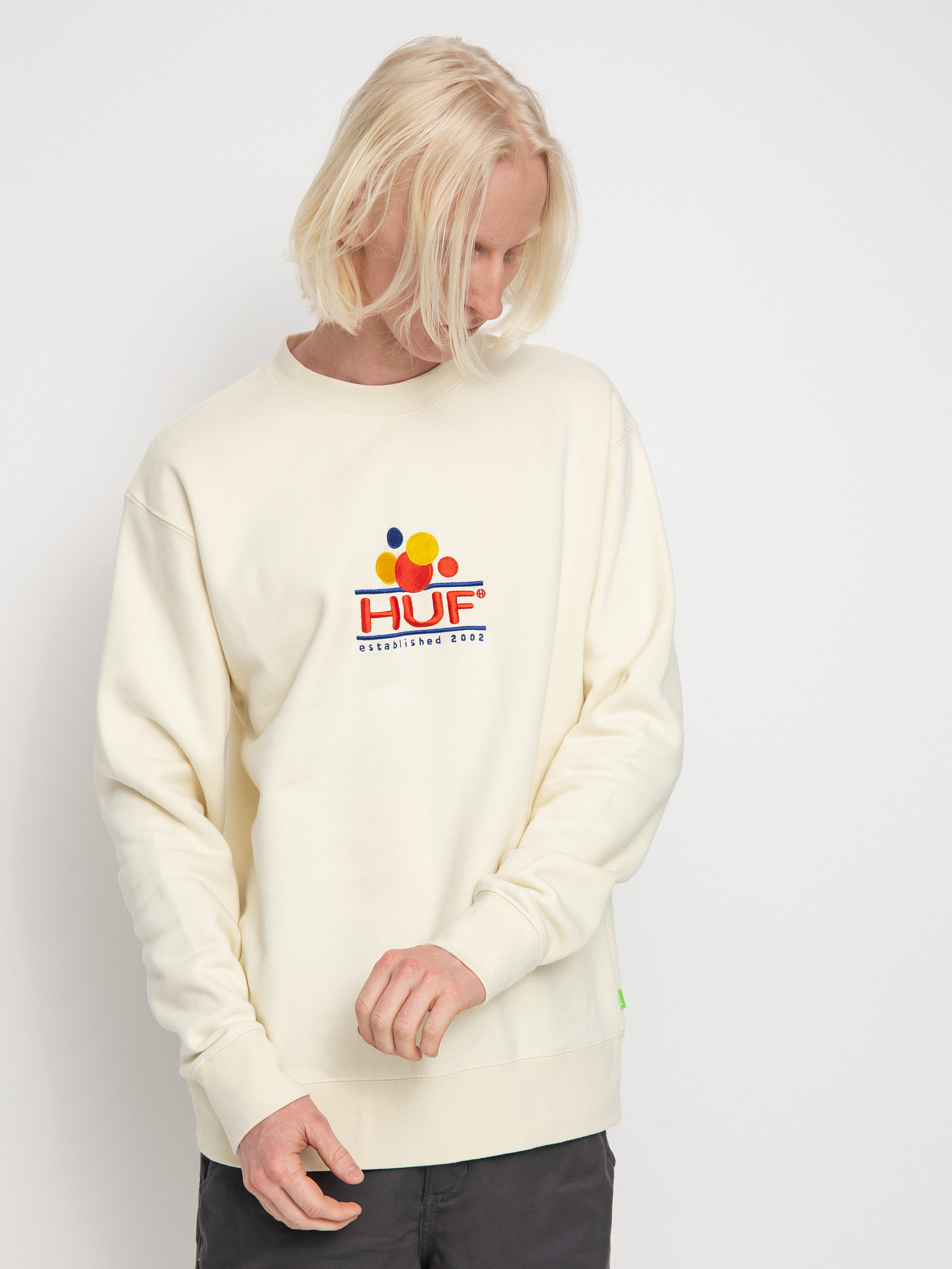 HUF Fun Pulóver (off white)