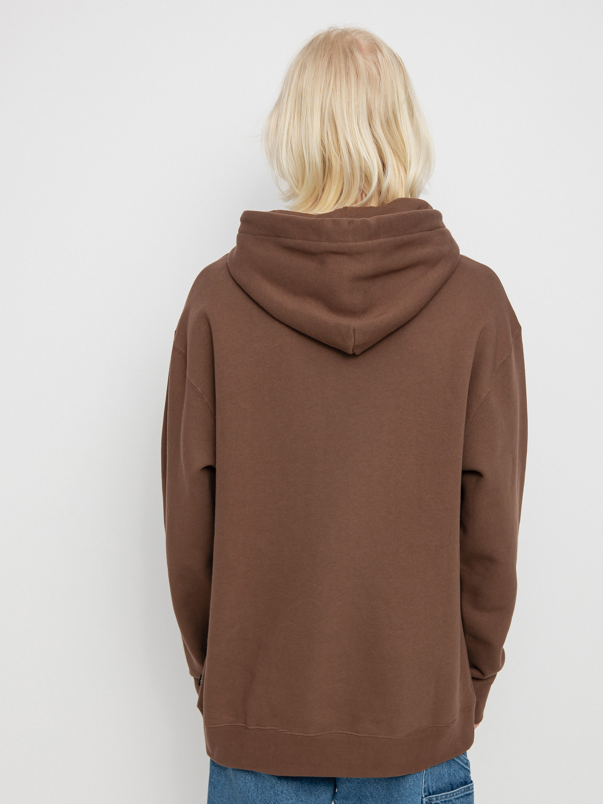 HUF Essentials Box Logo HD Kapucnis pulóver (brown)