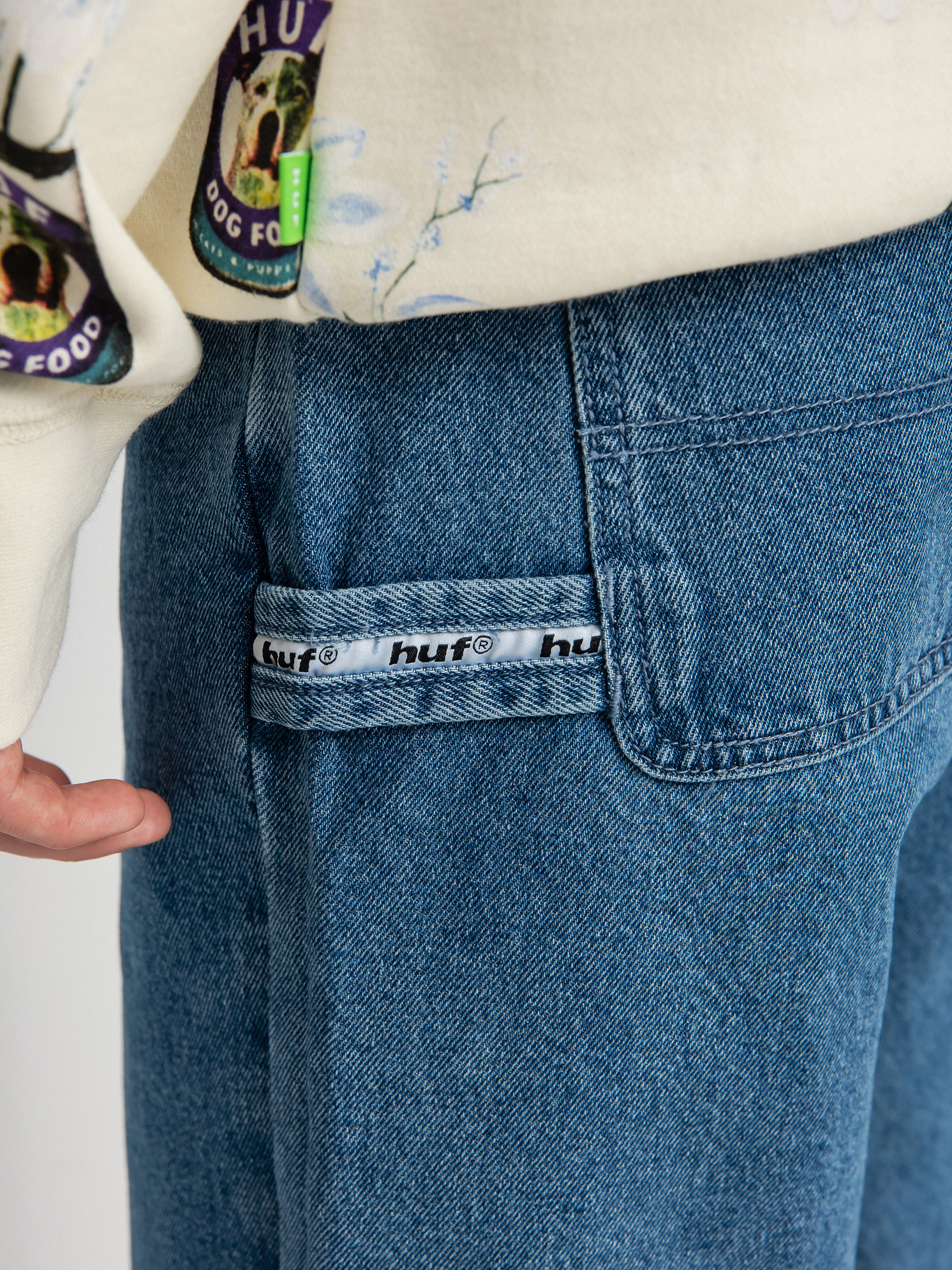 HUF Workman Rövidnadrág (denim)