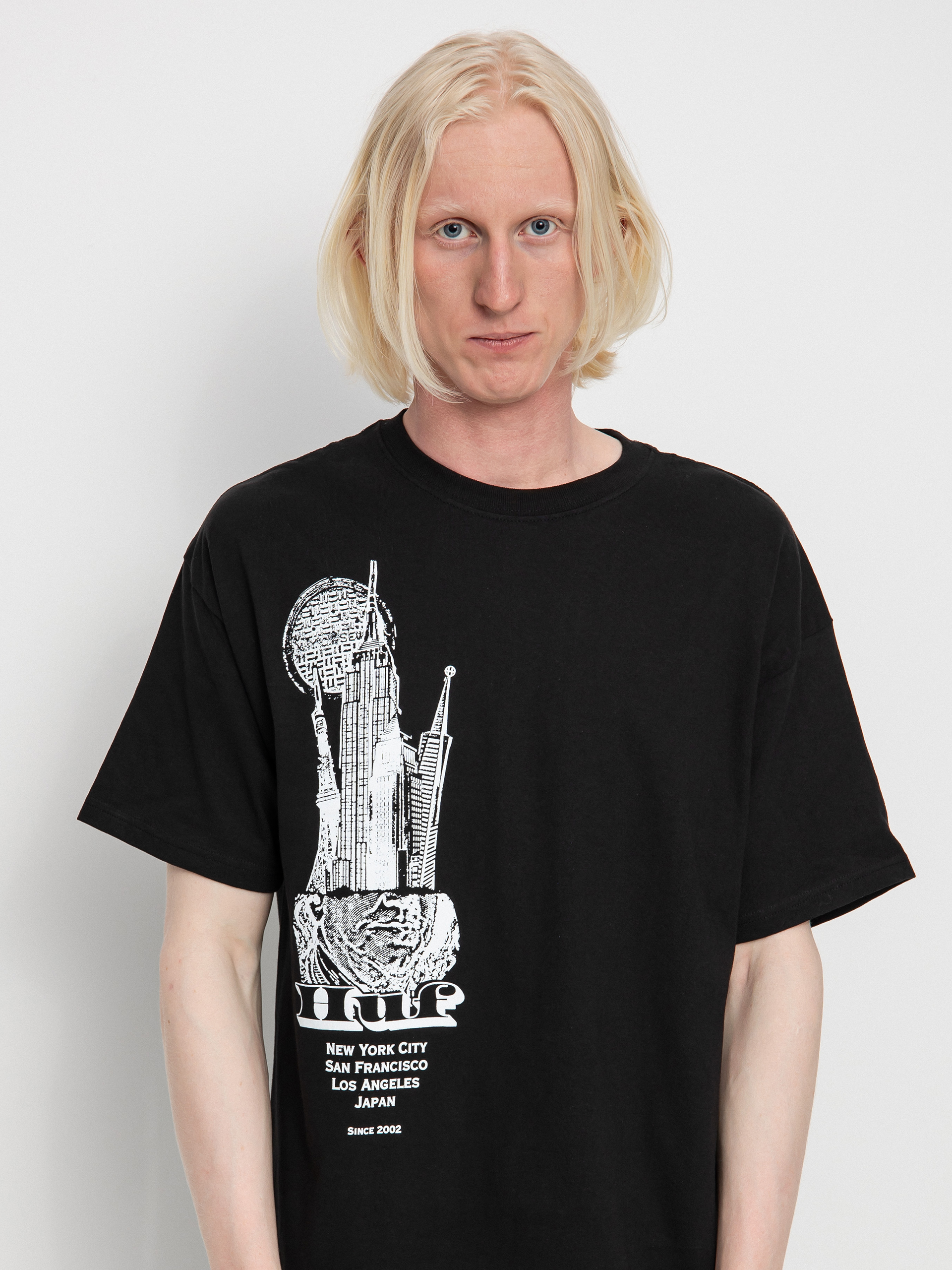 HUF Skyscrapers póló (black)