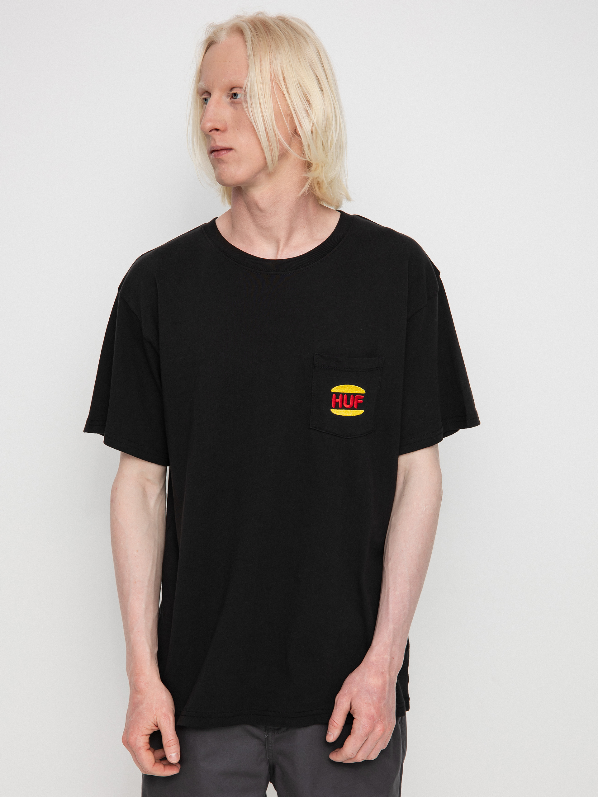 HUF Regal Pocket póló (black)