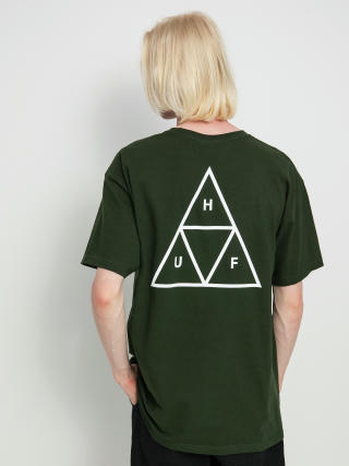 HUF Essentials Triple Triangle póló (forest green)