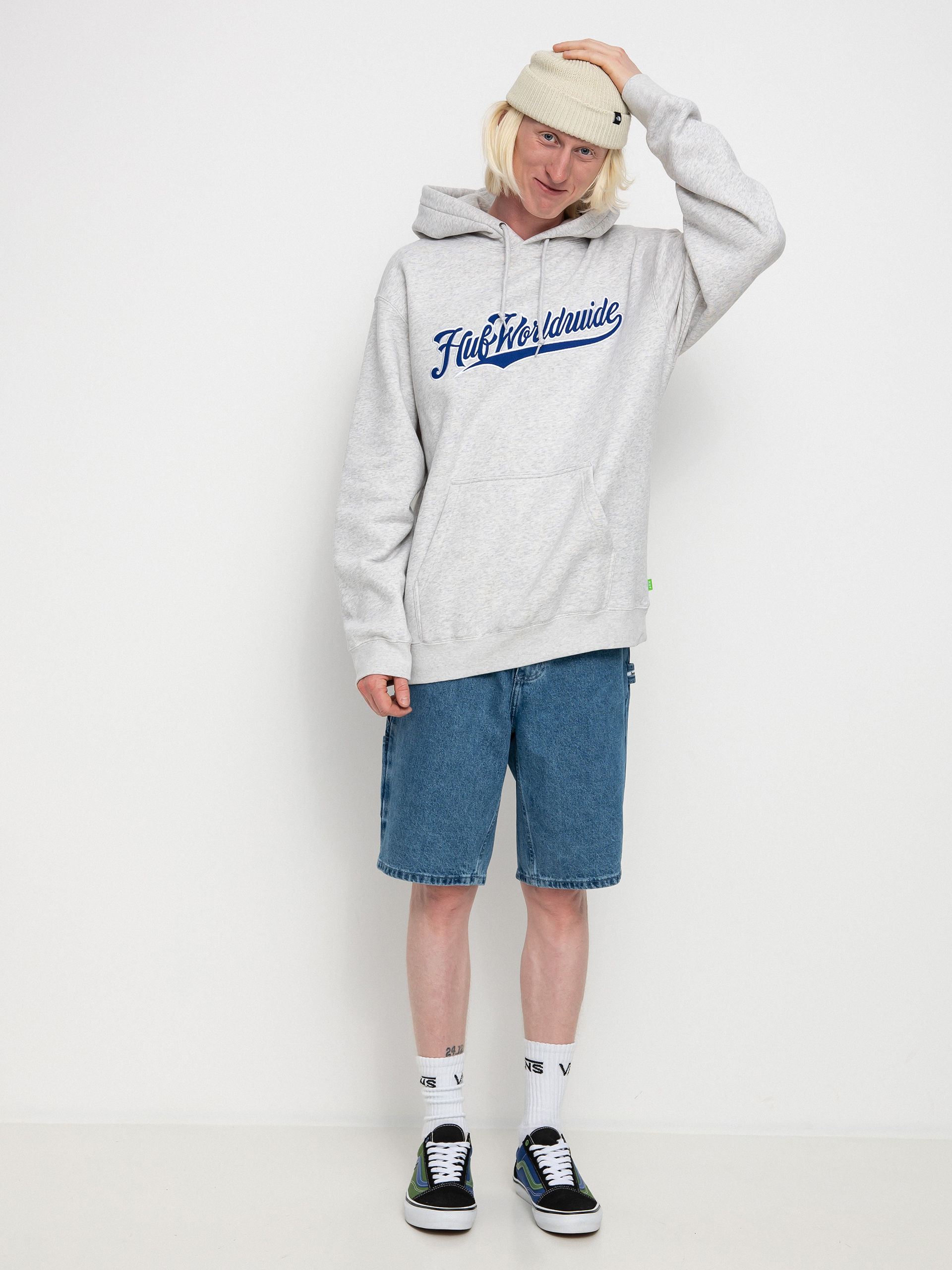 HUF Crackerjack HD Kapucnis pulóver (athletic heather)