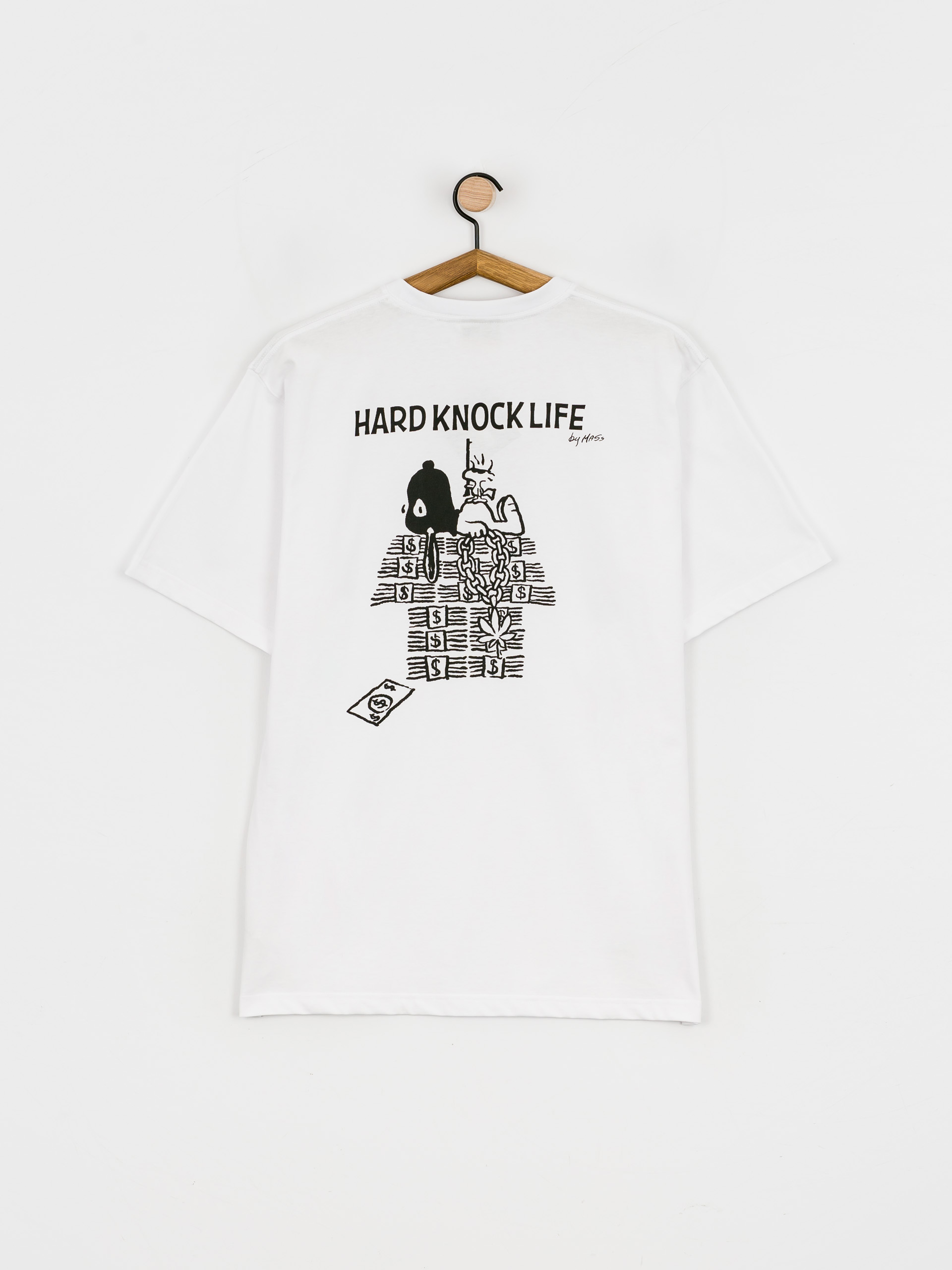 MassDnm Hard Knock Life póló (white)