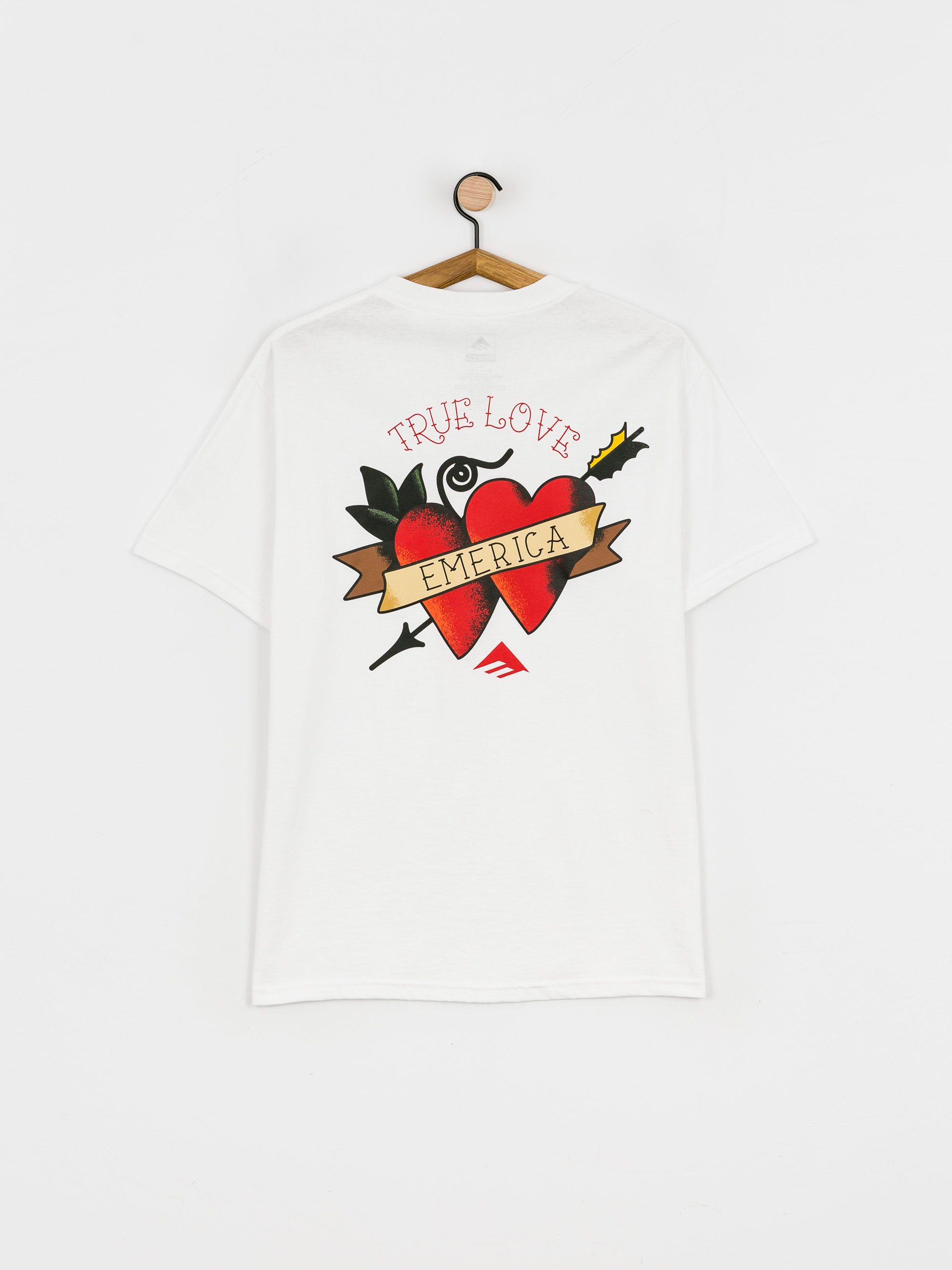 Emerica Love Triangle póló (white)