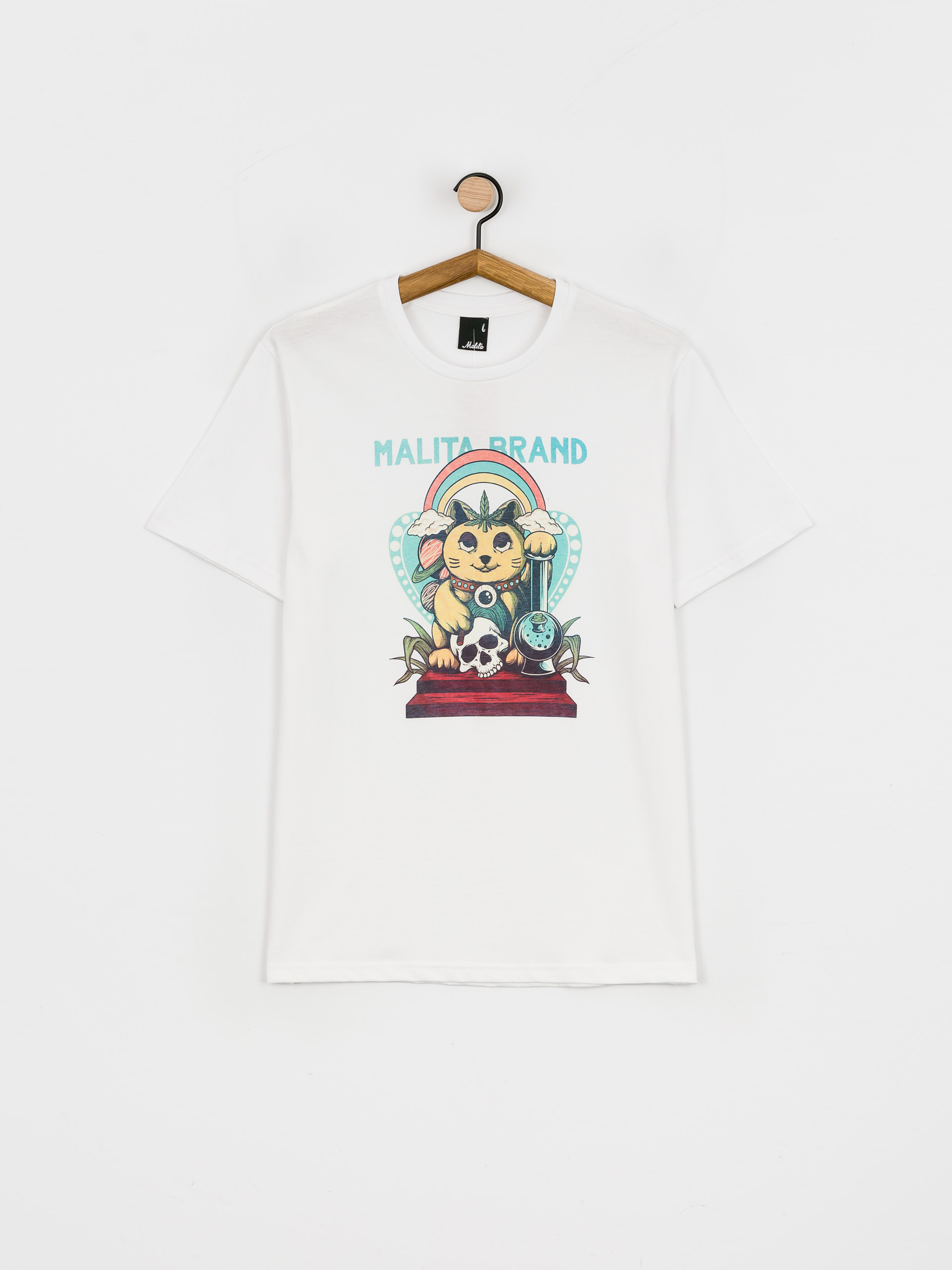 Malita Lucky Cat póló (white)