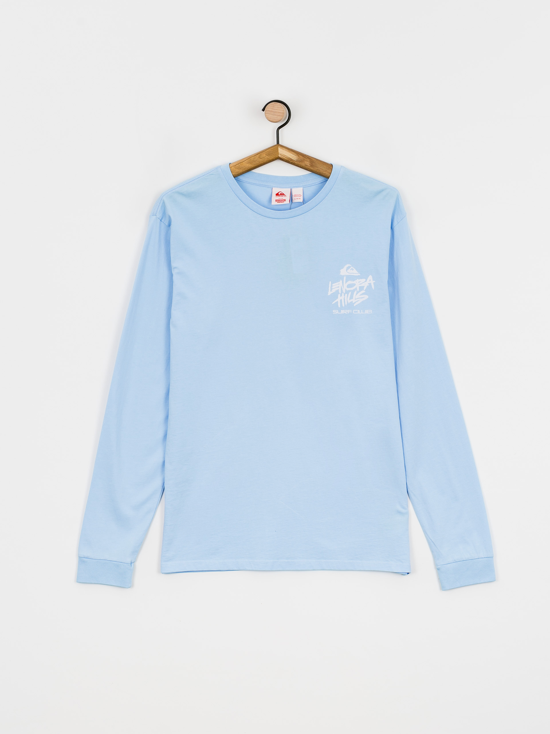 Quiksilver X Stranger Things Lenora Hills Surf Club Hosszú ujjú felső (airy blue)