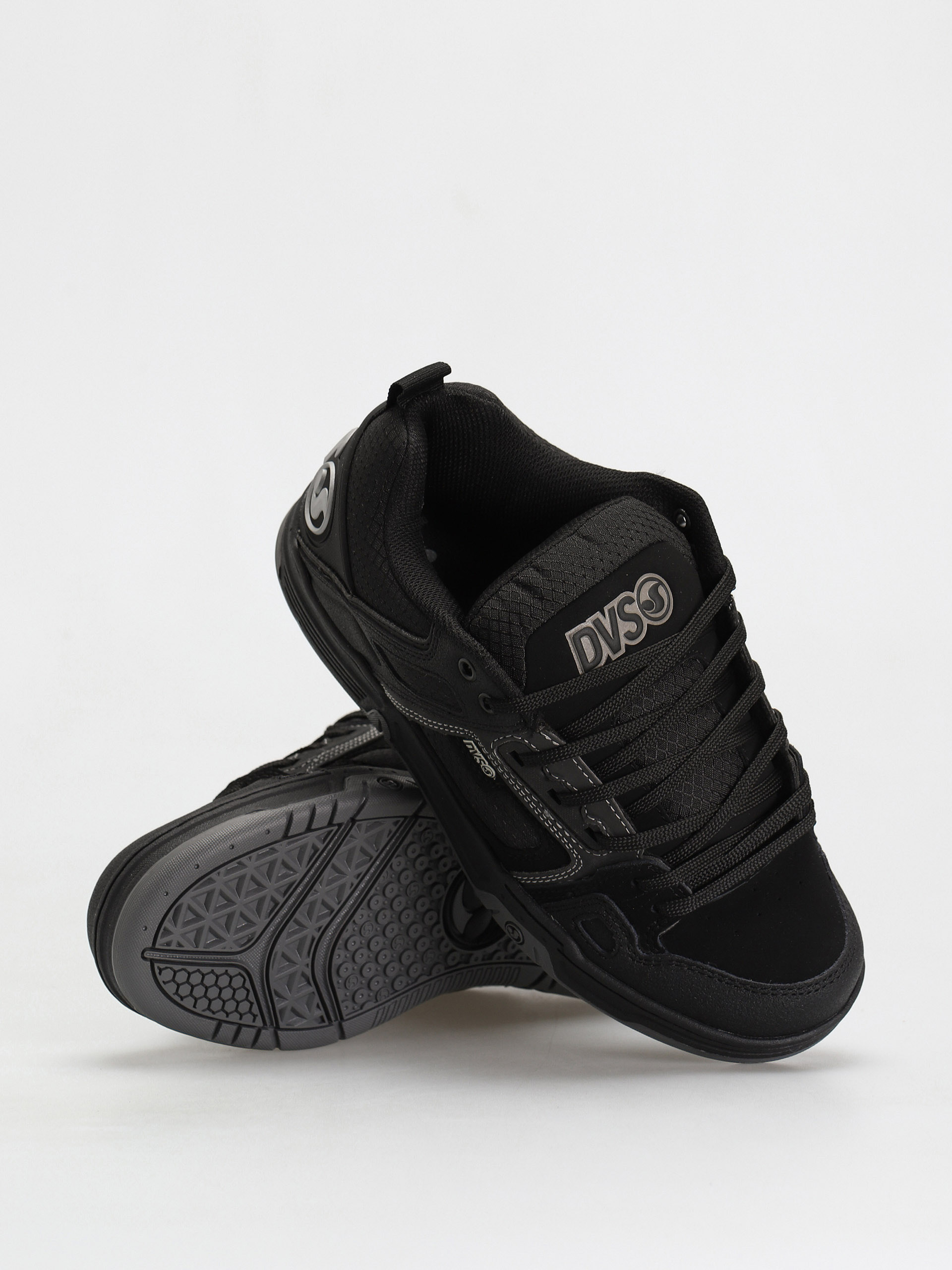 DVS Comanche Cipők (black reflective charcoal nubuck)