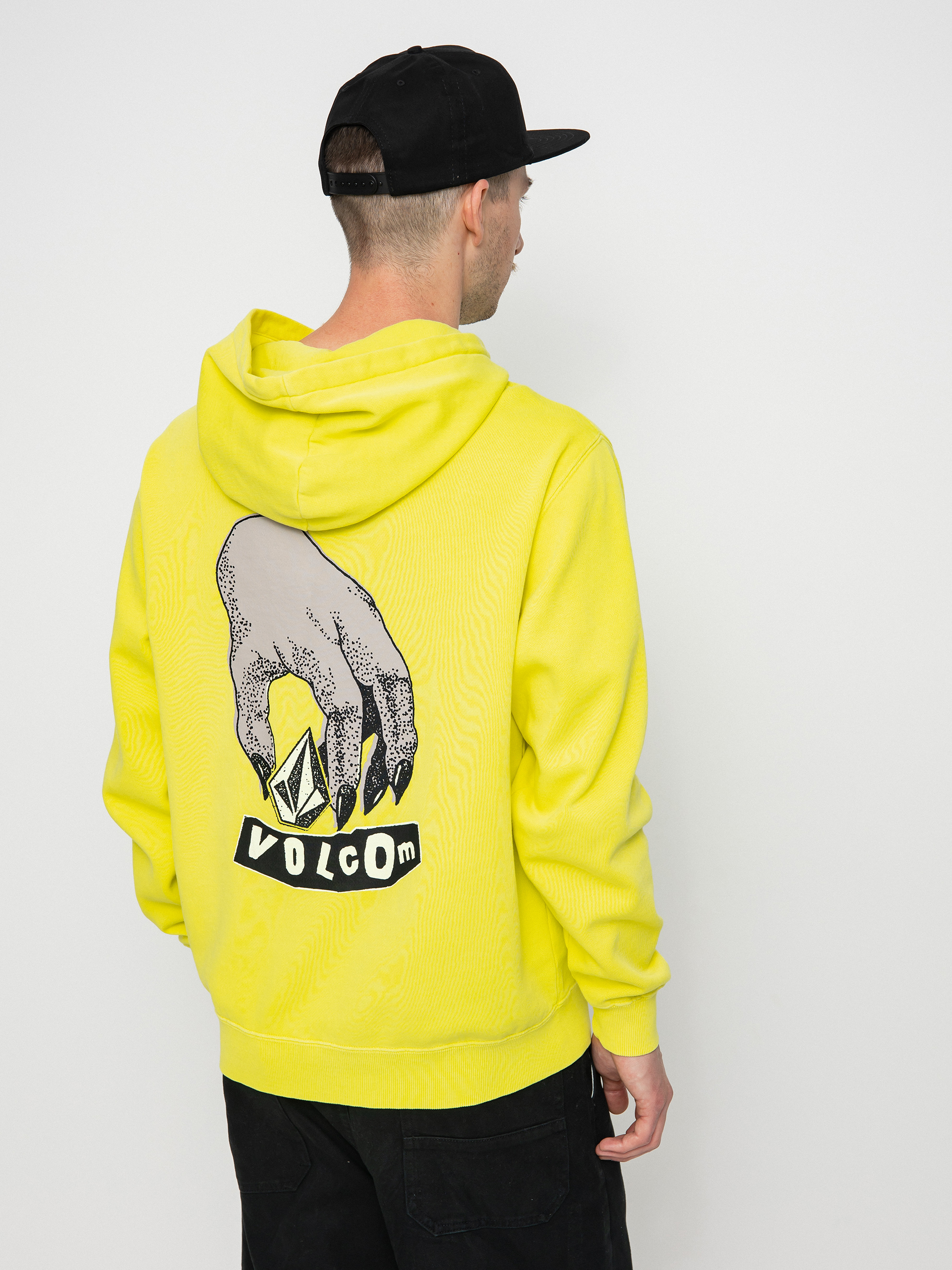 Volcom Flowmat HD Kapucnis pulóver (limeade)