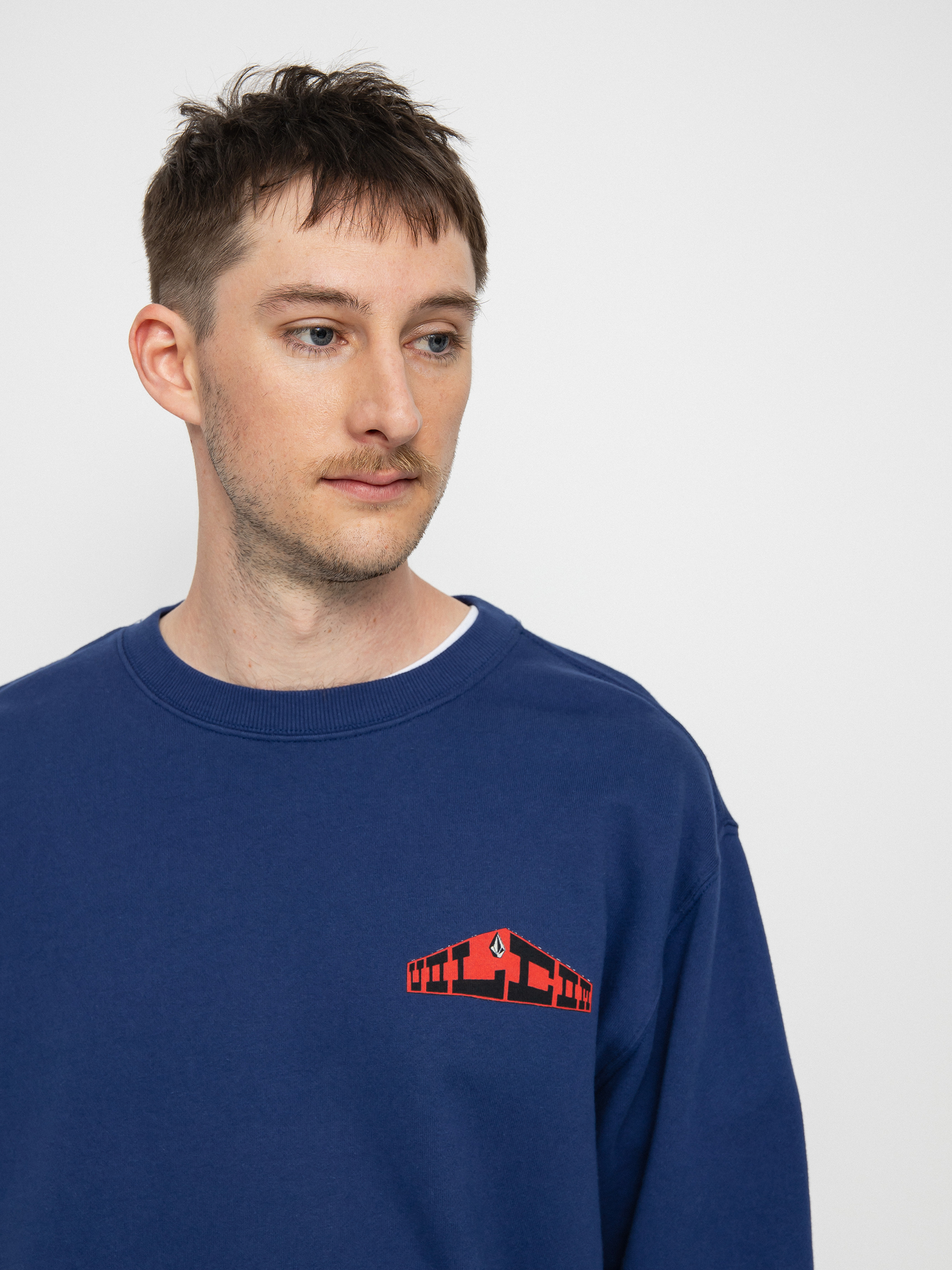 Volcom Elzo Durt Crew Pulóver (blueprint)