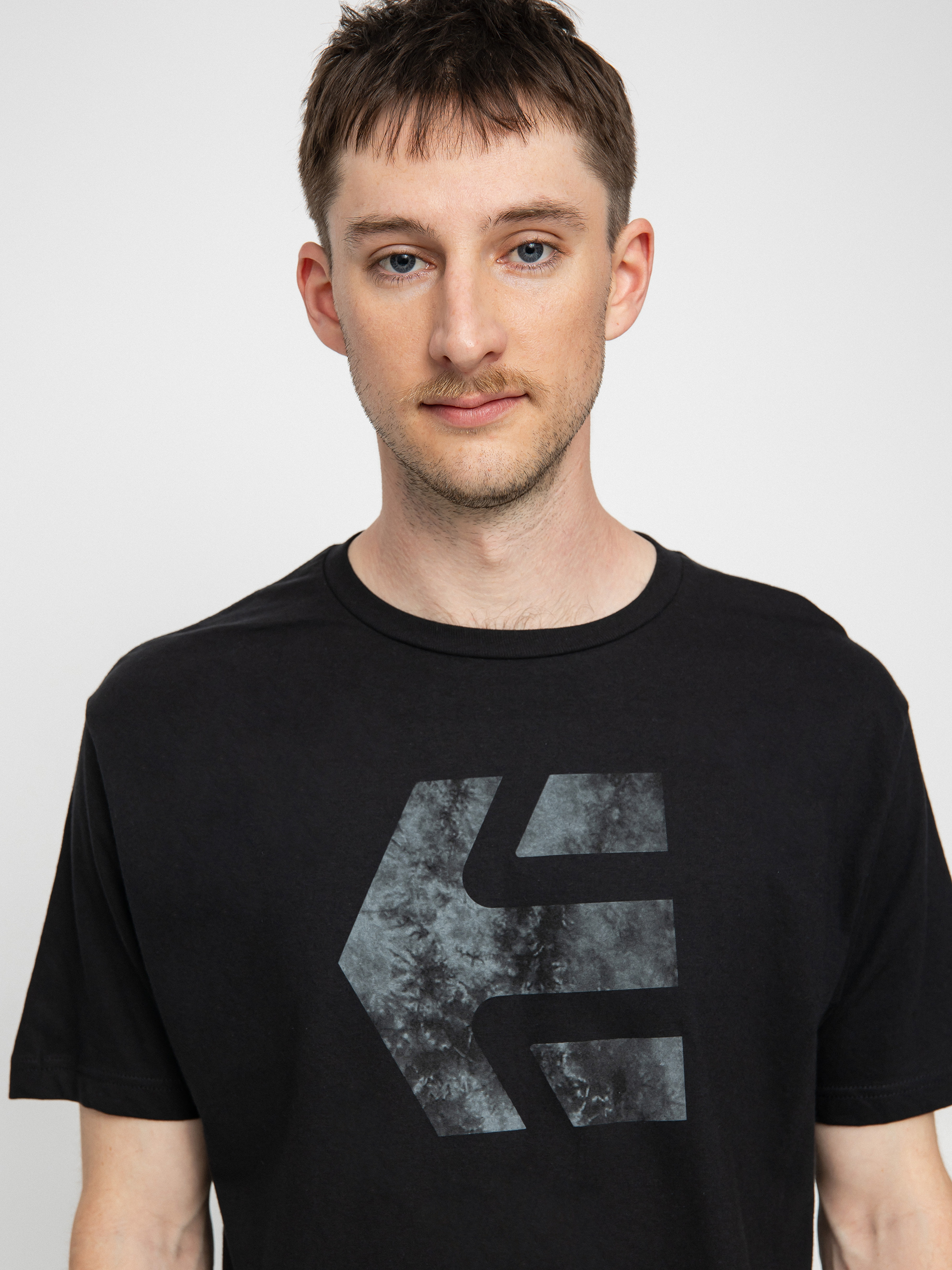 Etnies Icon Print póló (black wash)