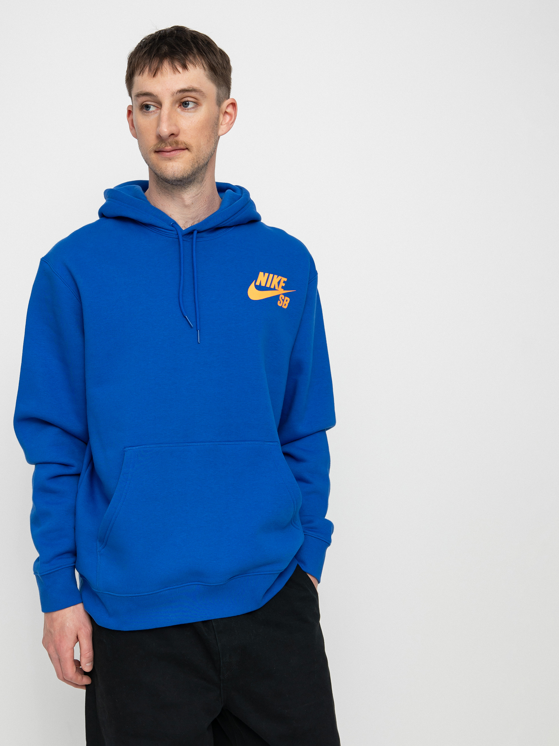 Nike SB Icon HD Kapucnis pulóver (game royal/total orange)