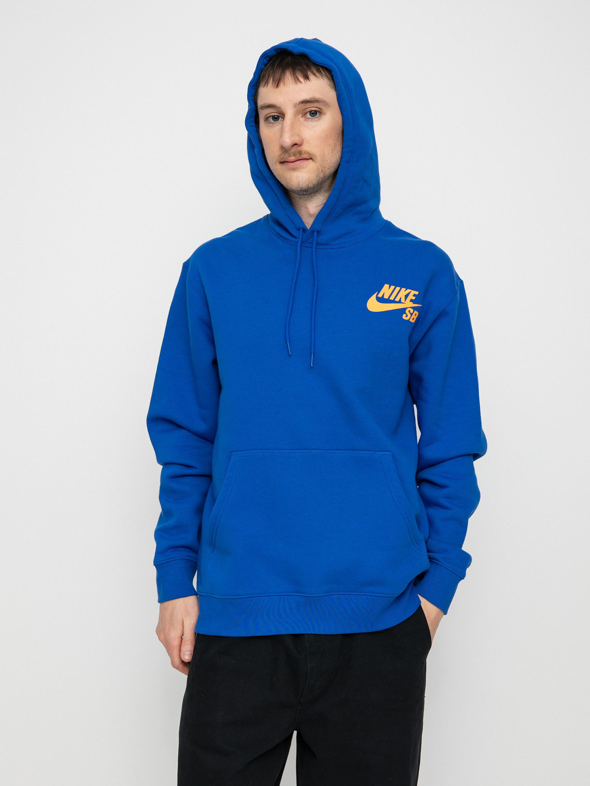 Nike SB Icon HD Kapucnis pulóver (game royal/total orange)