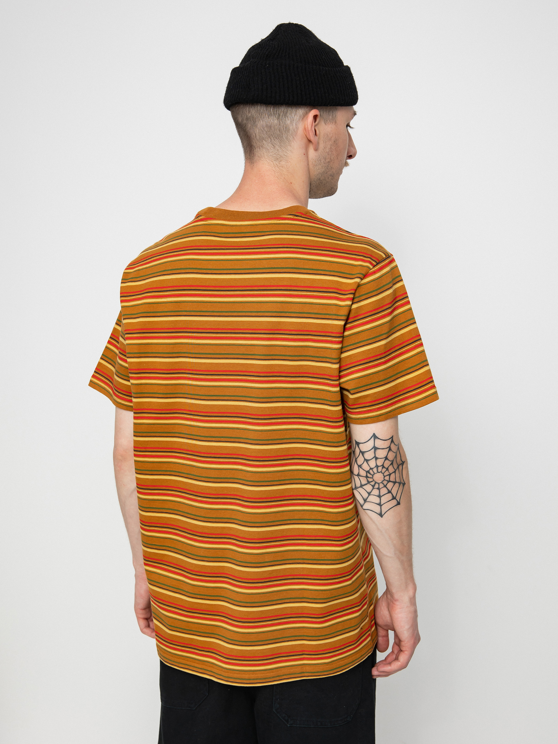 HUF Cooper Stripe póló (burnt orange)