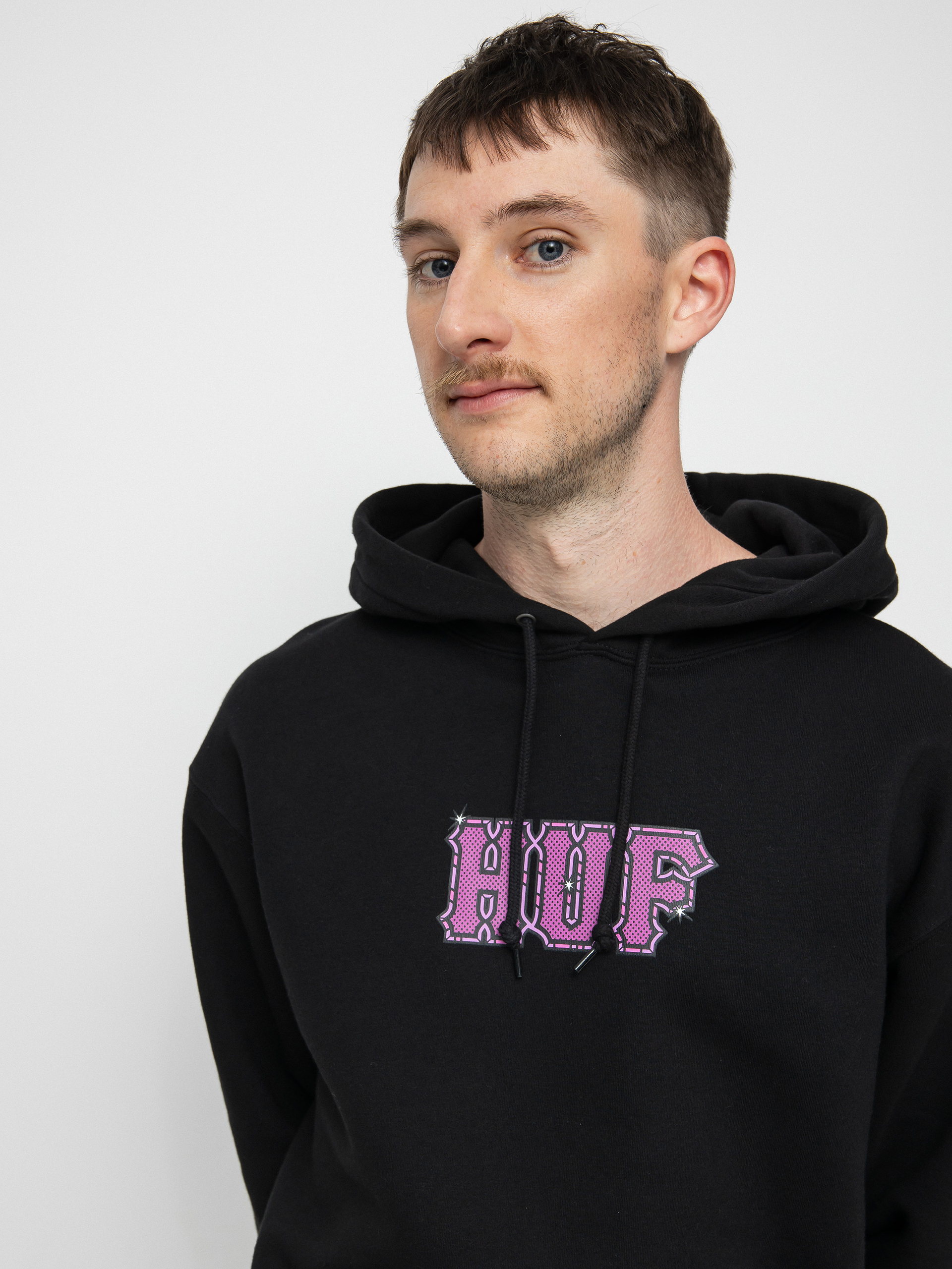 HUF Amazing H HD Kapucnis pulóver (black)