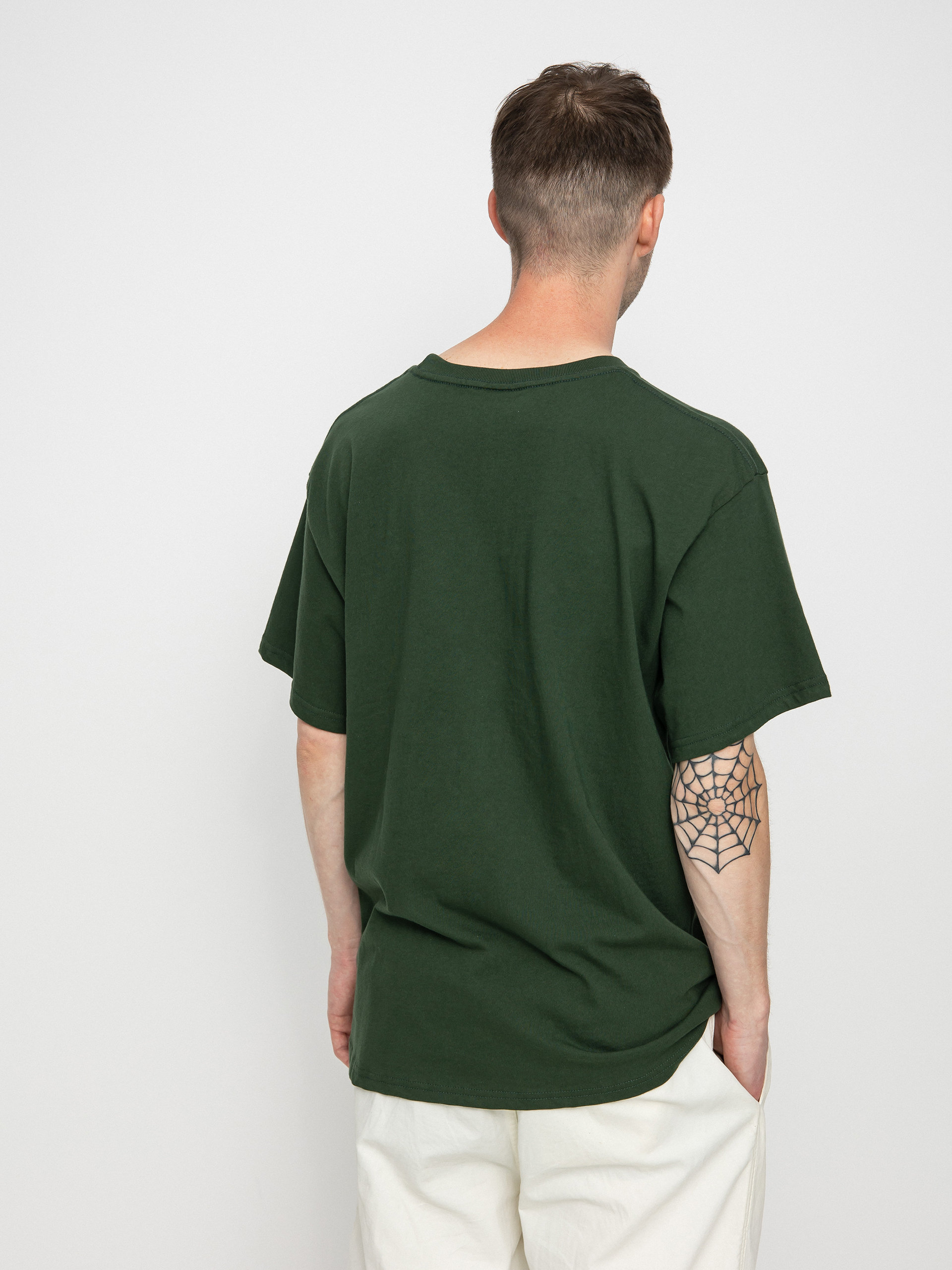 HUF Haze Script Pocket póló (forest green)