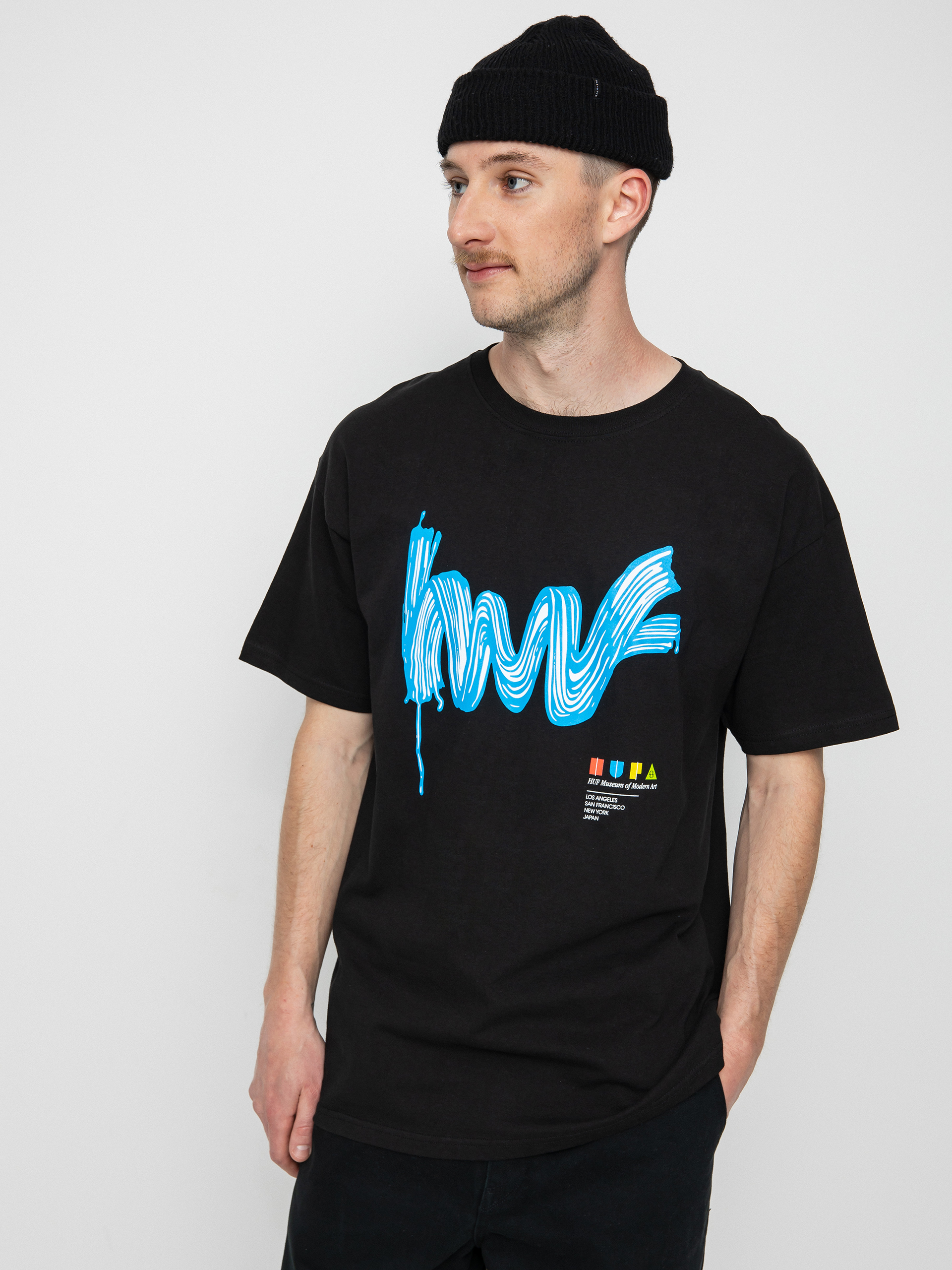 HUF Stroke Of Genius póló (black)