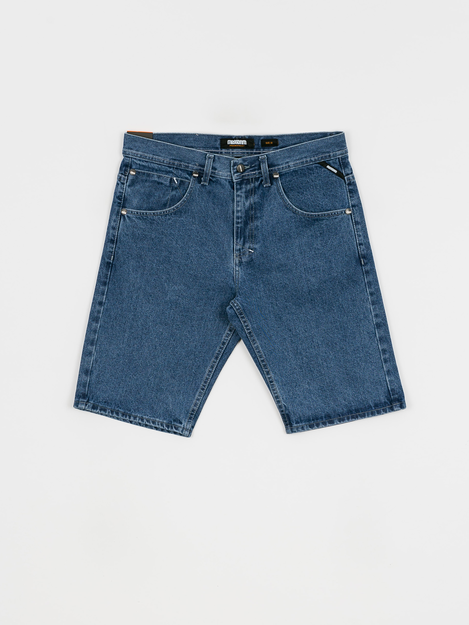 MassDnm Signature Jeans Straight Fit Rövidnadrág (blue)