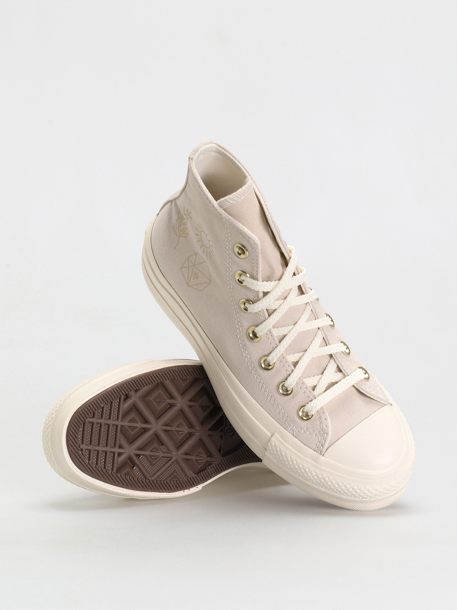 Converse Chuck Taylor All Star Lift Hi Cipők Wmn (desert sand/egret)