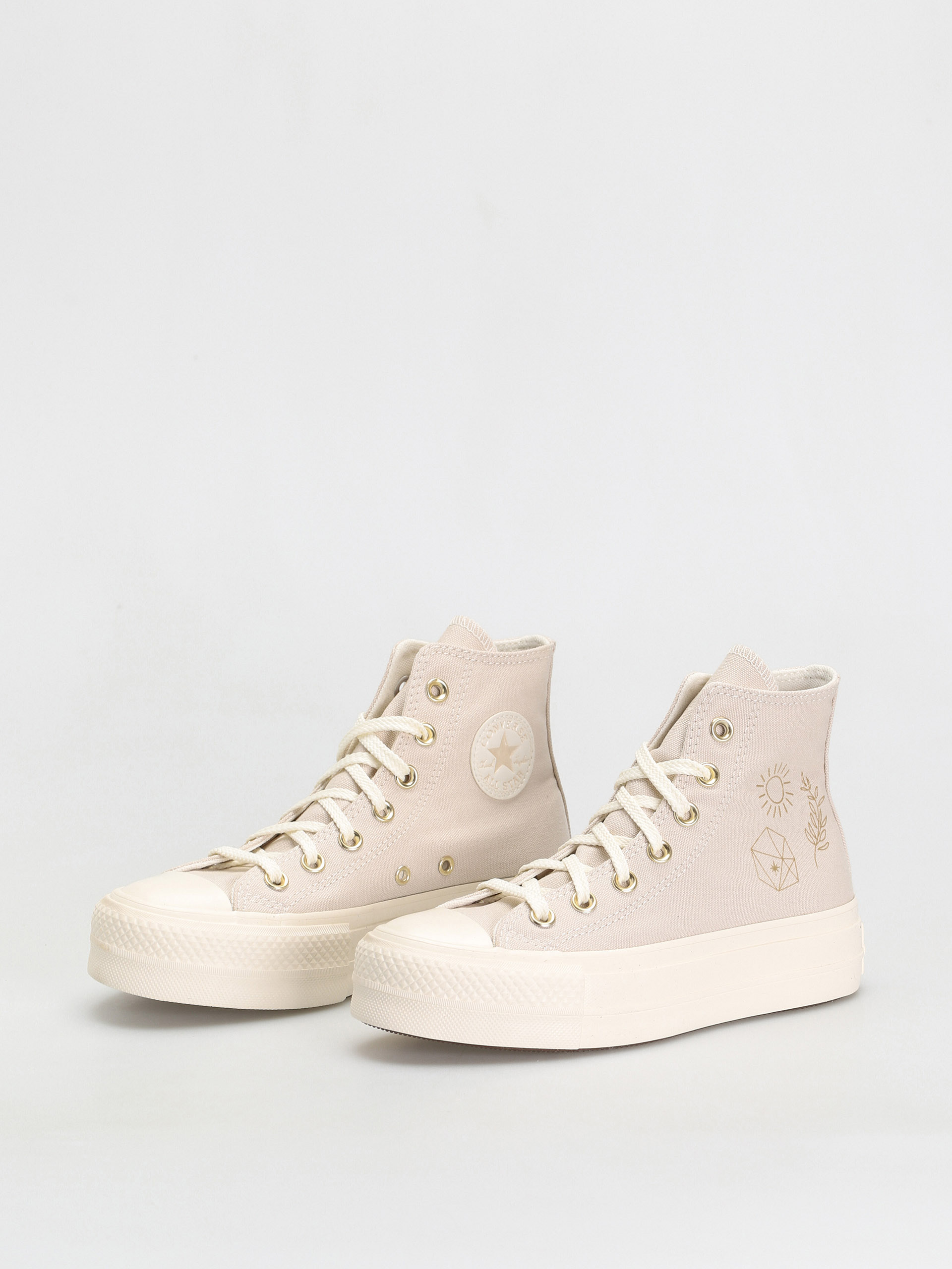 Converse Chuck Taylor All Star Lift Hi Cipők Wmn (desert sand/egret)