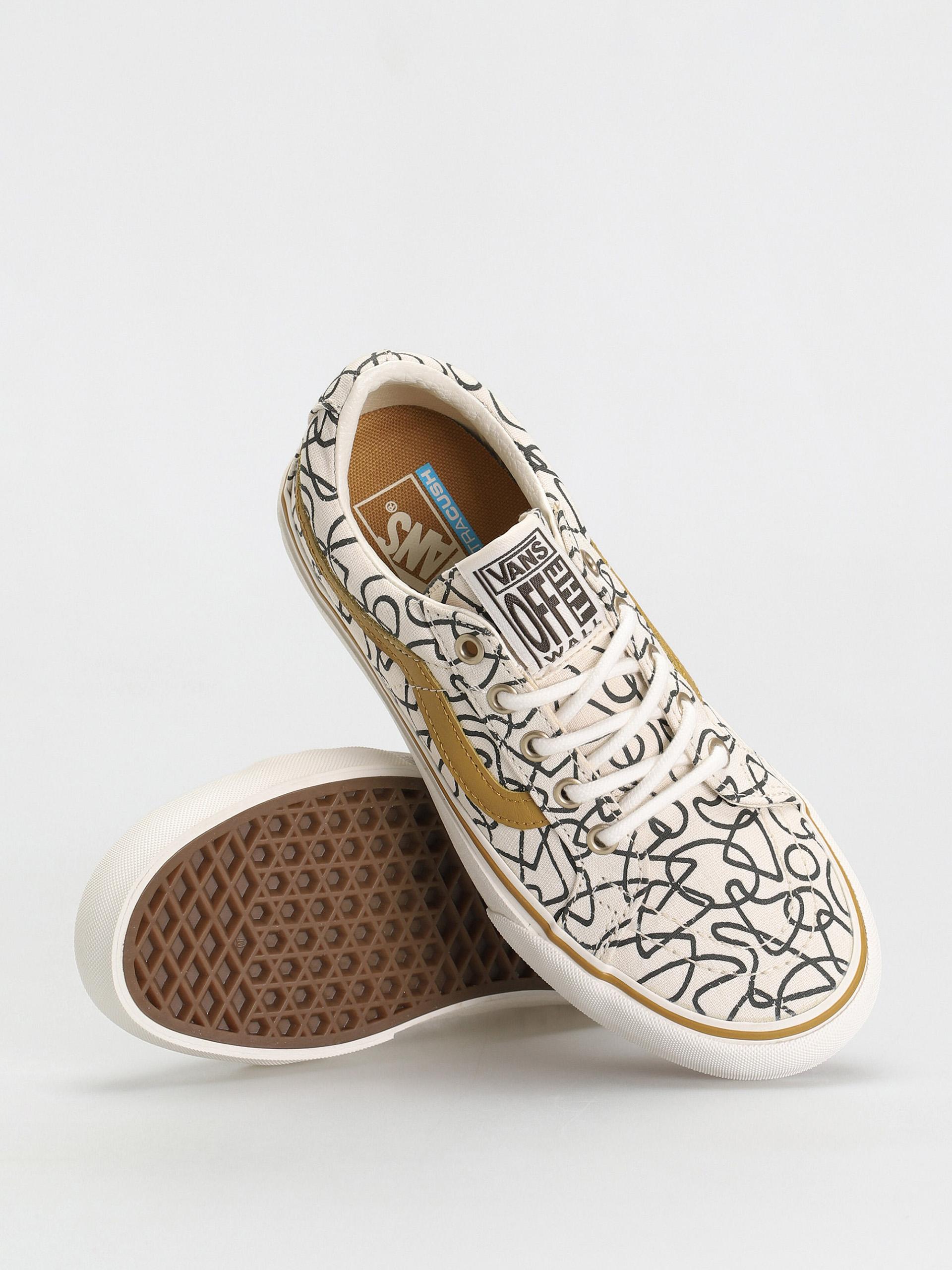 Vans Sk8 Low Reissue Sf Cipők (textured waves/multi/marshmallow)