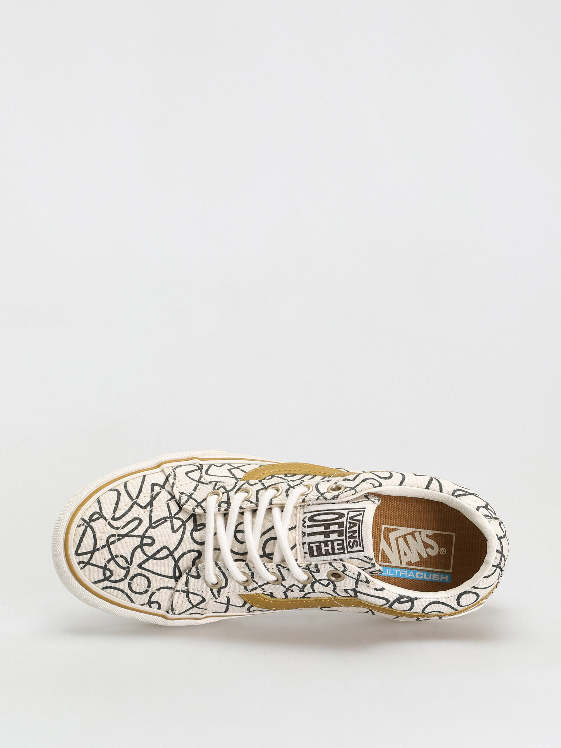 Vans Sk8 Low Reissue Sf Cipők (textured waves/multi/marshmallow)