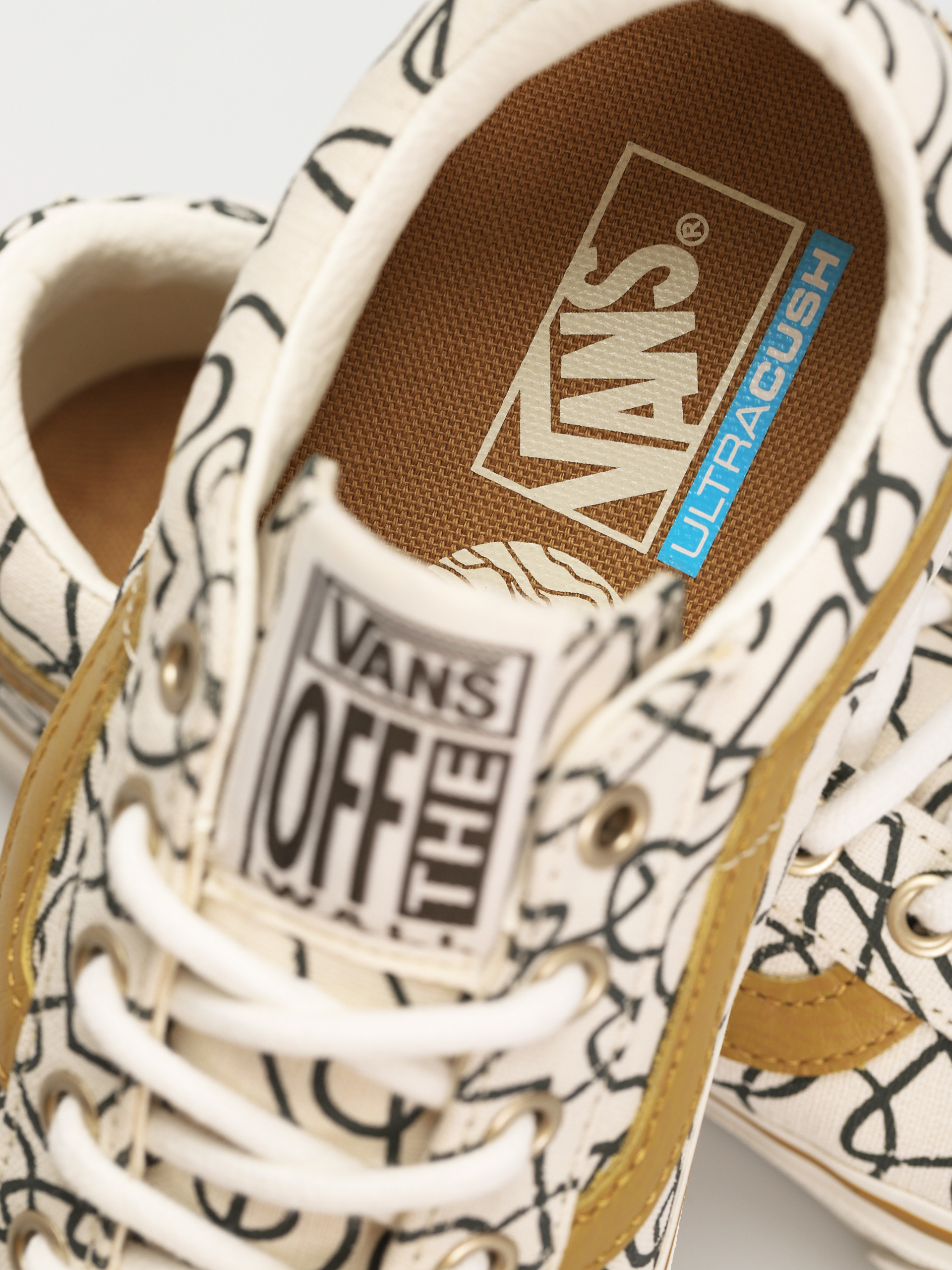 Vans Sk8 Low Reissue Sf Cipők (textured waves/multi/marshmallow)