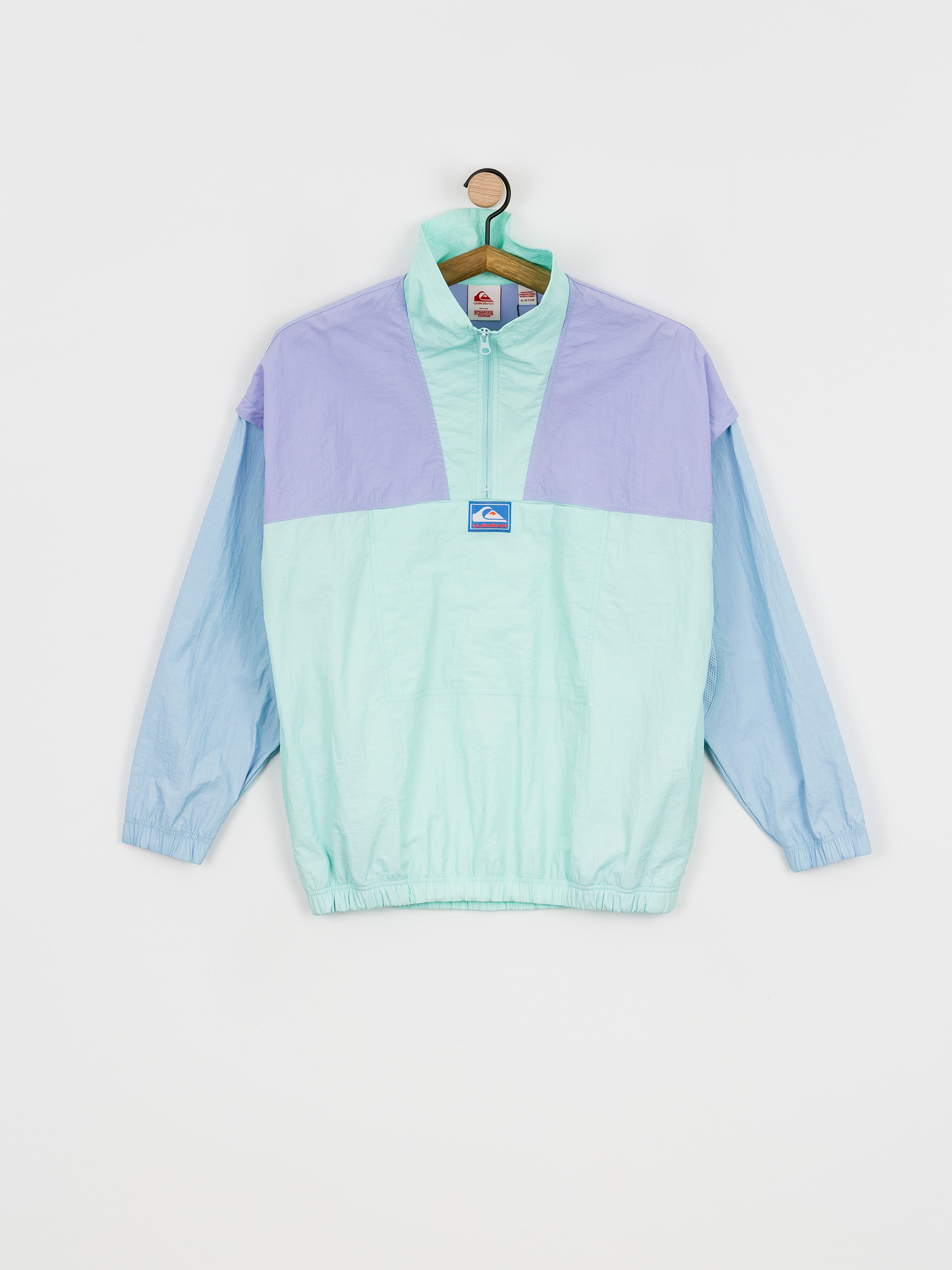 Quiksilver X Stranger Things Lenora Windbreaker Dzseki Wmn (aruba blue)