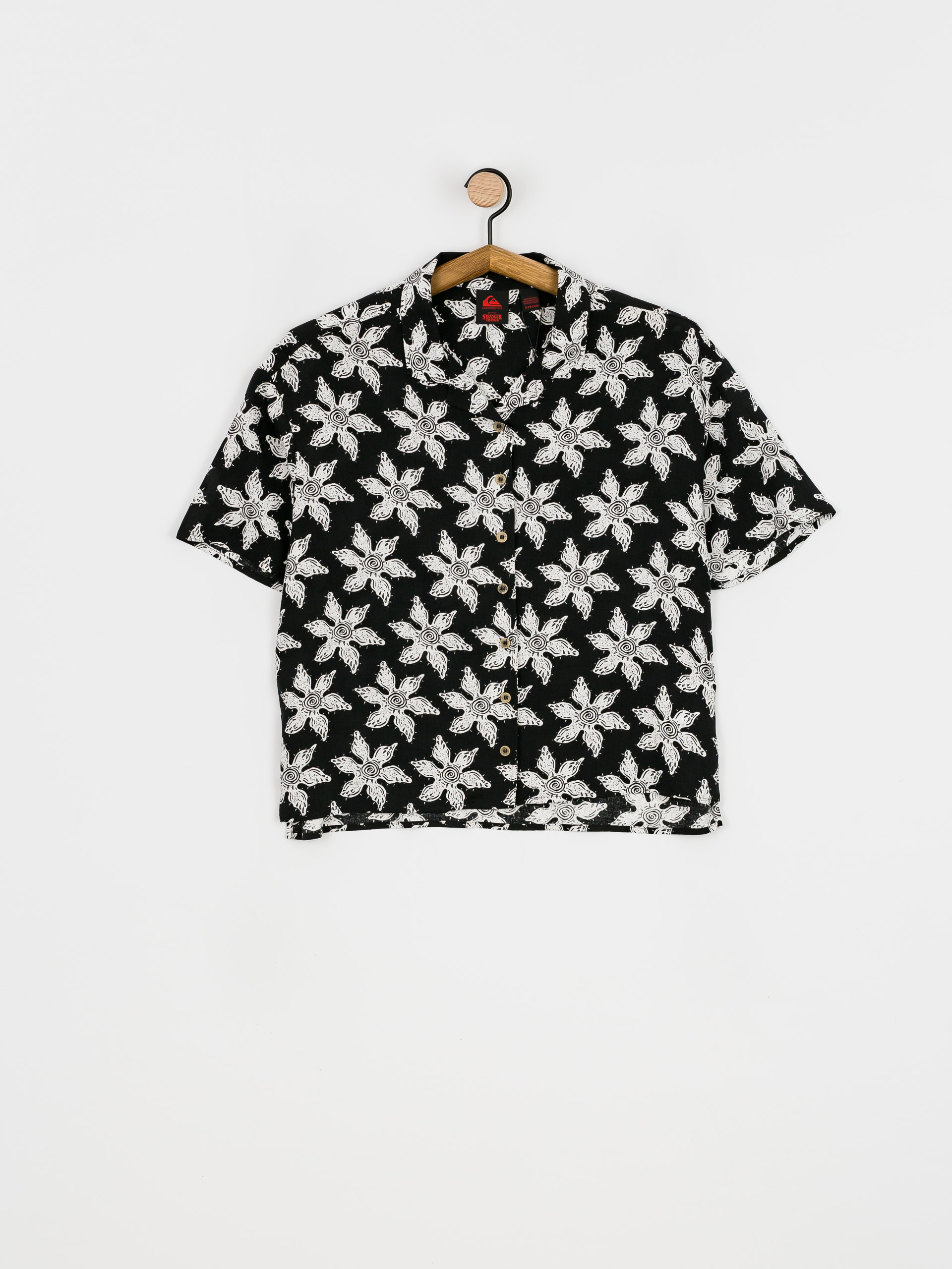 Quiksilver X Stranger Things Upside Down Ing Wmn (upsidown monster flower black)