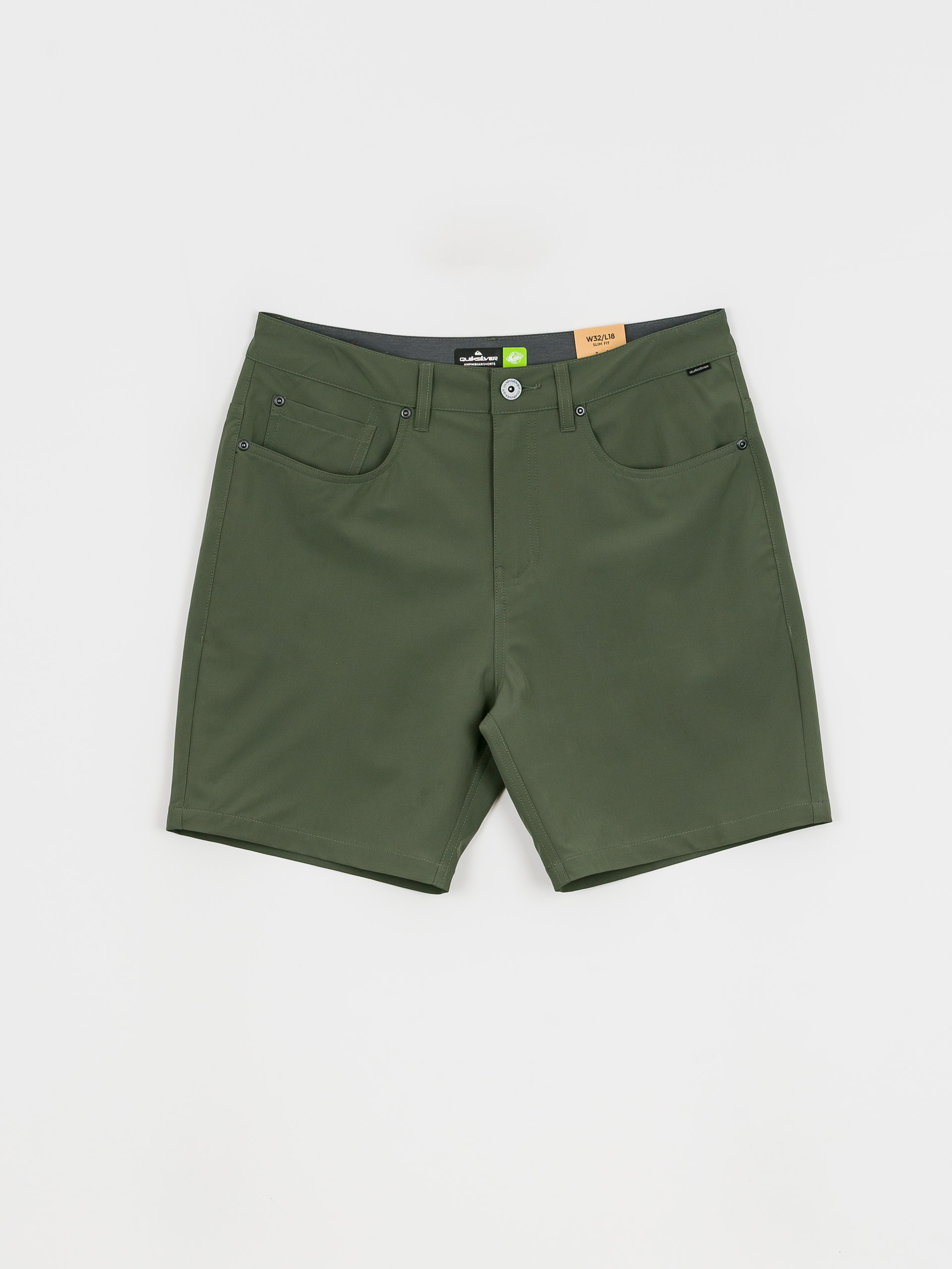 Quiksilver Nelson Drytwill Amphibian 18 Rövidnadrág (thyme)